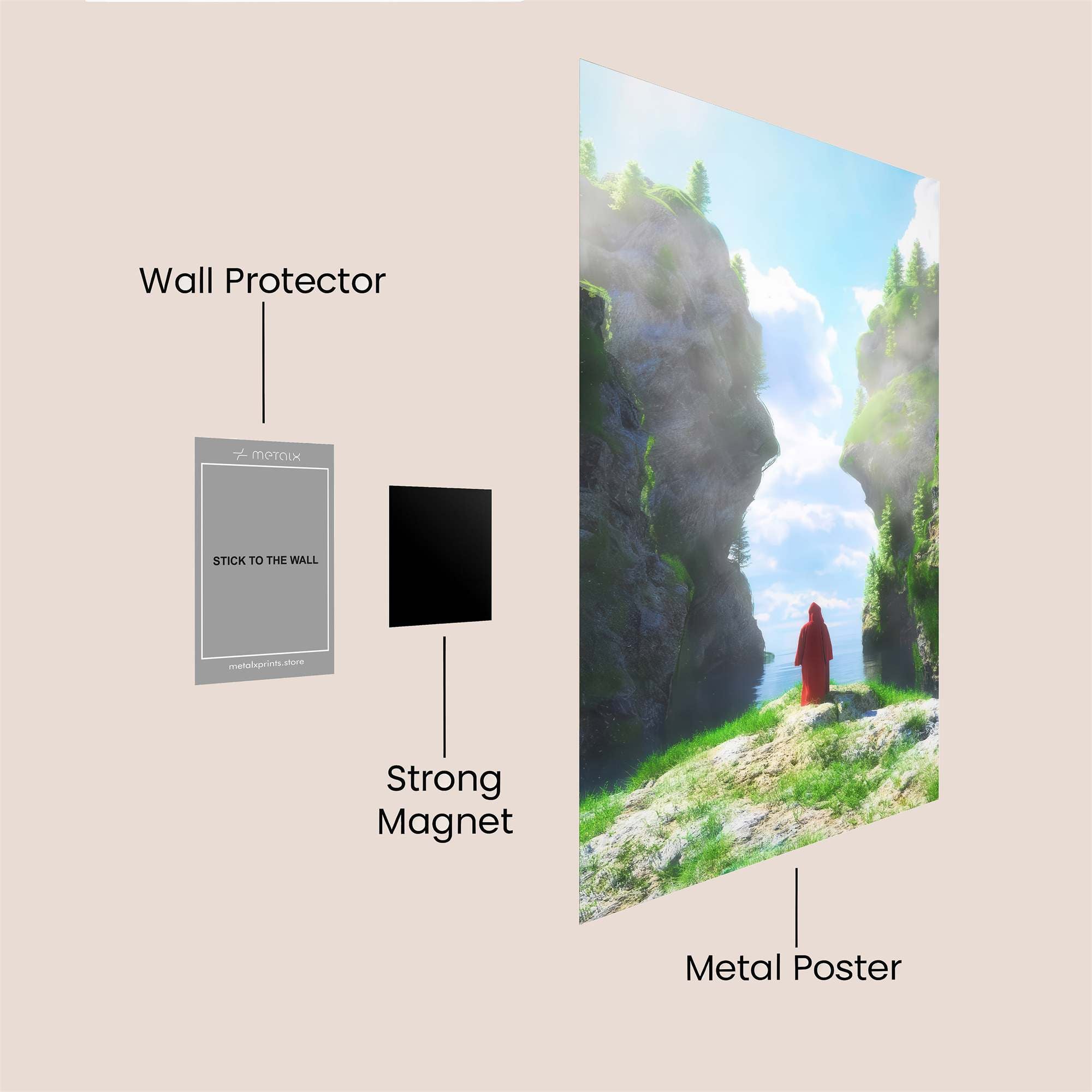 Cliffside Serenity Safe Wall Magnetic / M