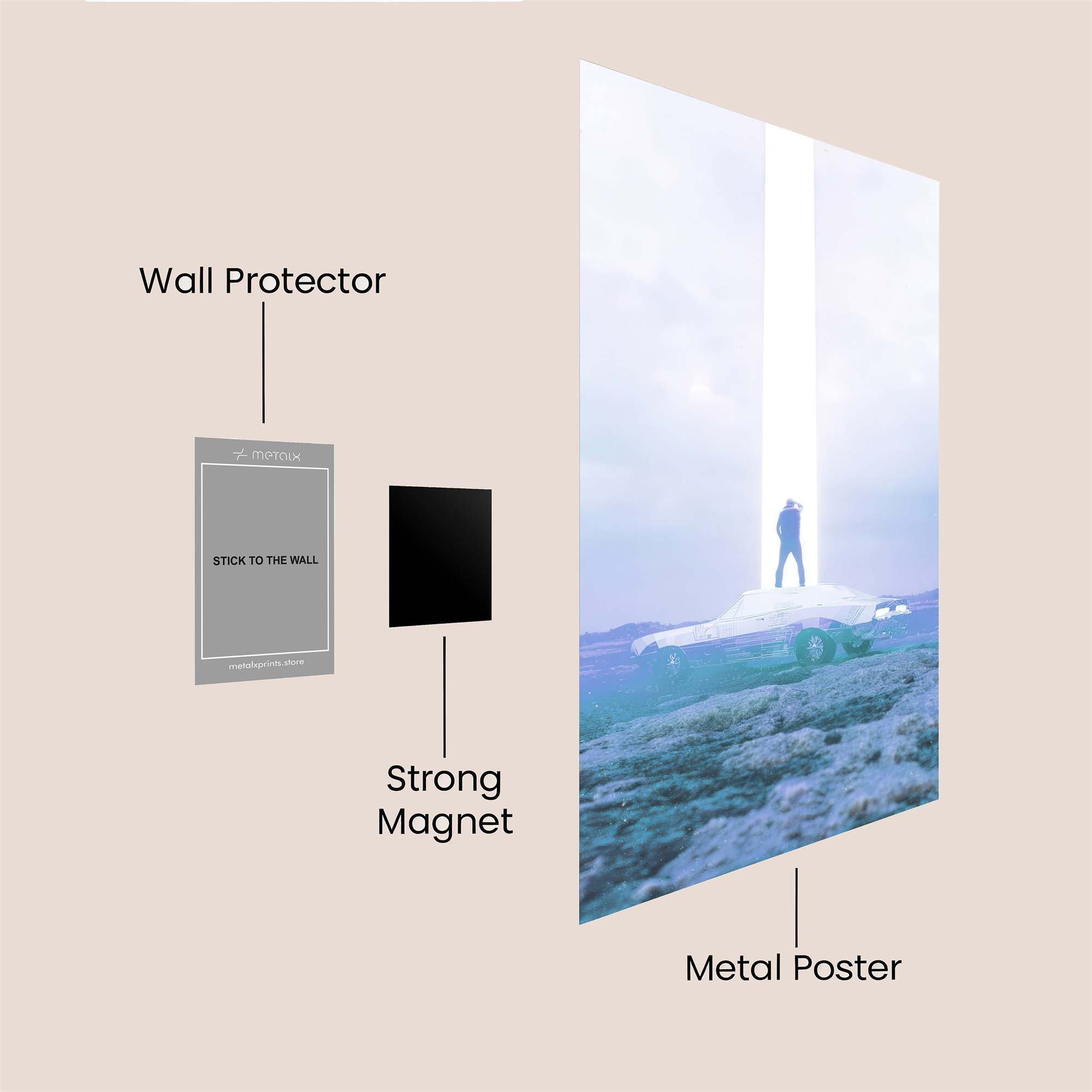 Beam Ascension Safe Wall Magnetic / M