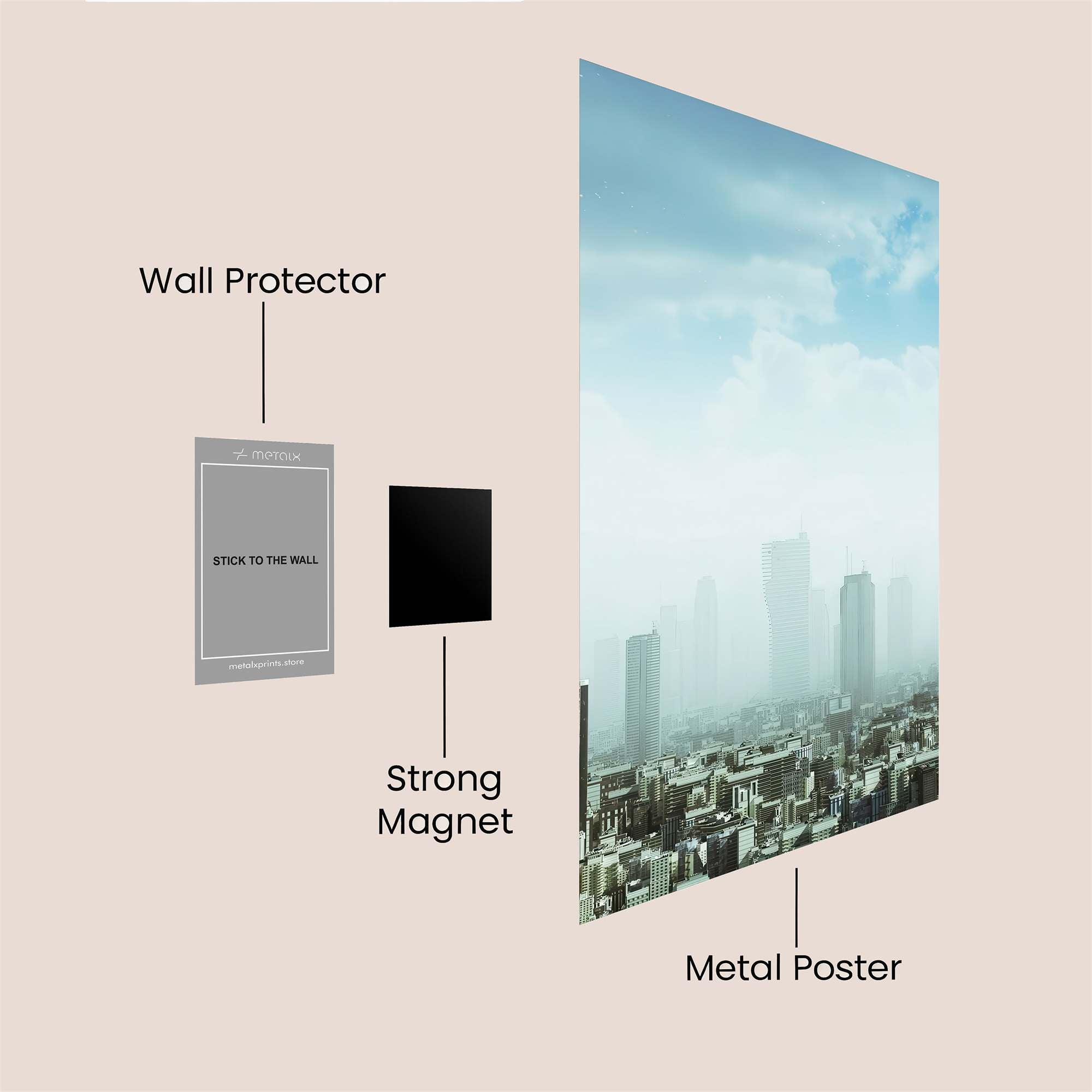 Urban Haze Safe Wall Magnetic / M