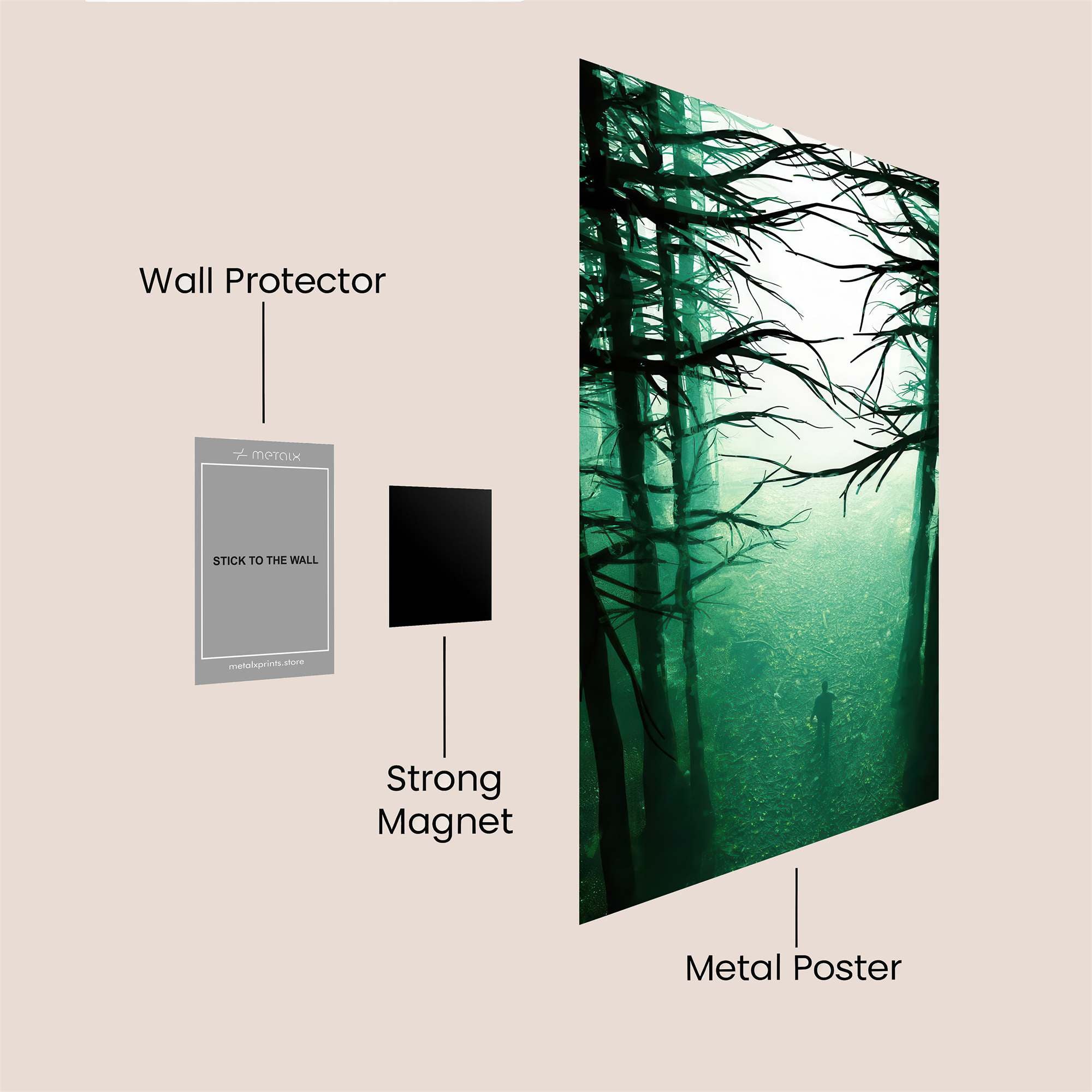 Forest Enigma Safe Wall Magnetic / M