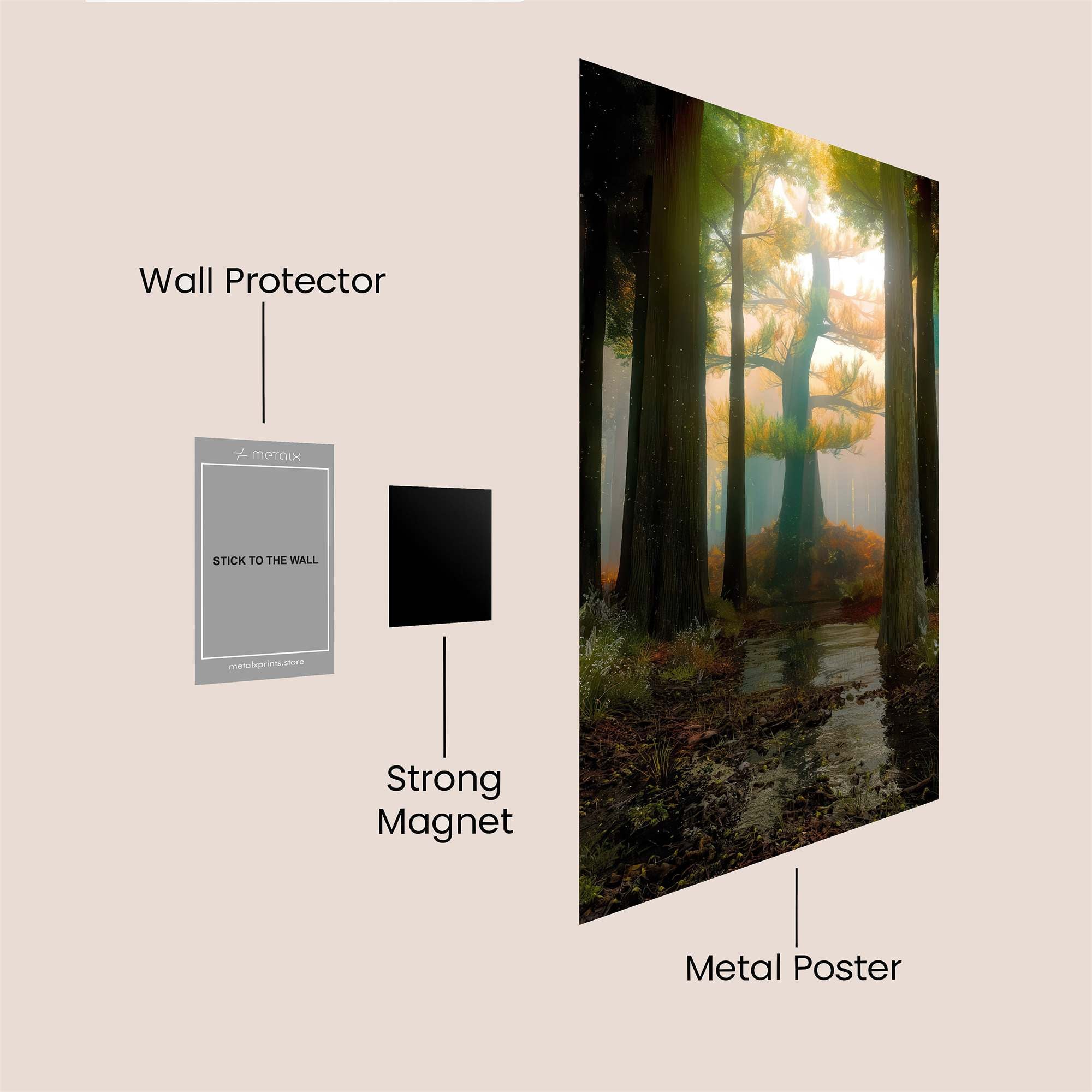 Enchanted Serenity Safe Wall Magnetic / M