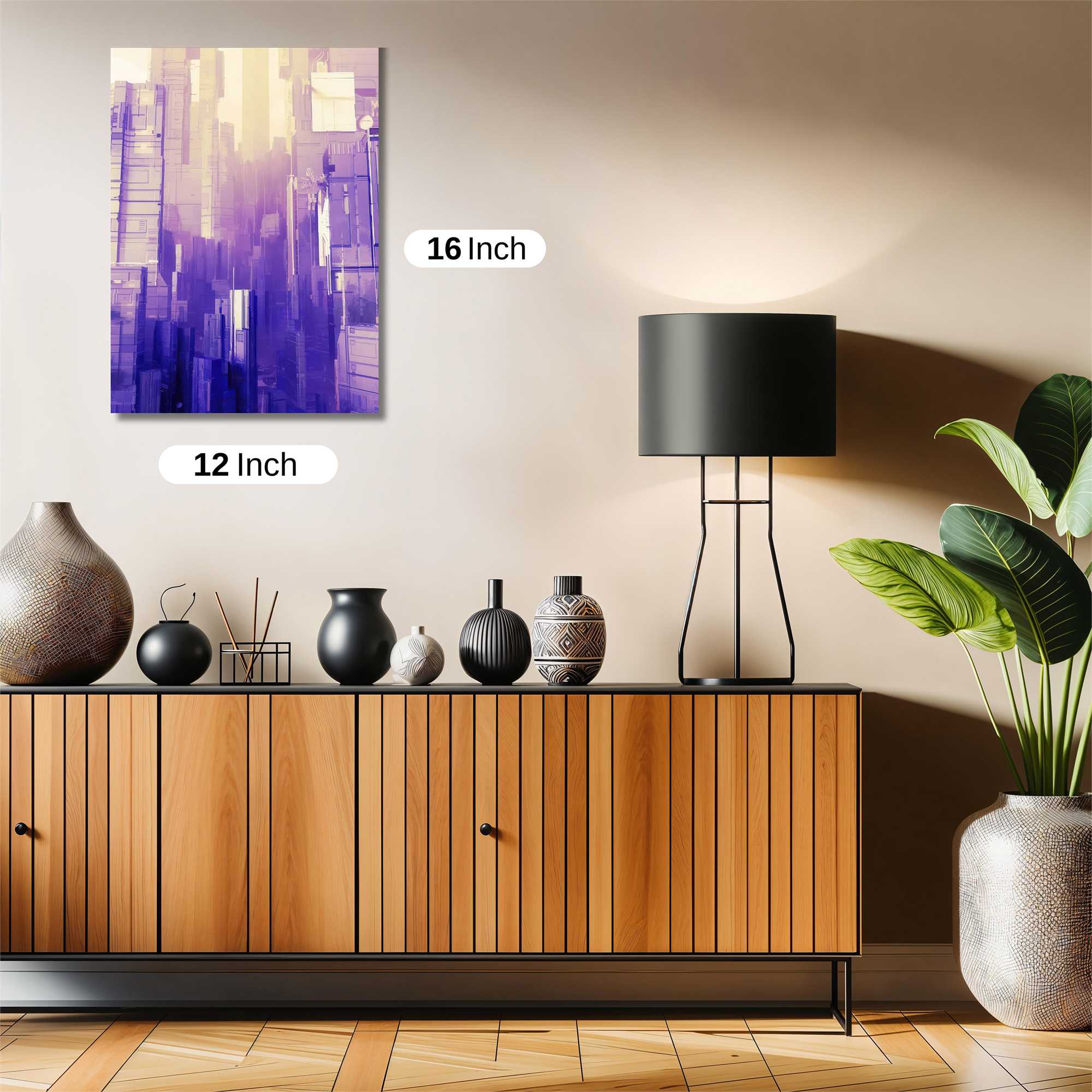 Violet Metropolis Safe Wall Magnetic / M