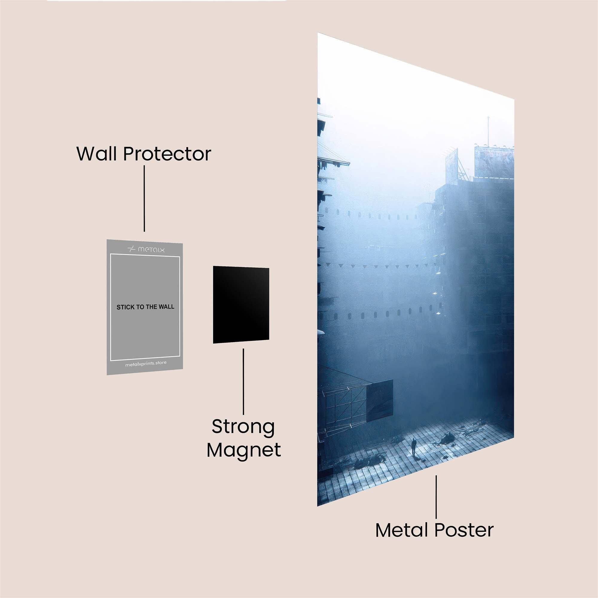 Desolate Haze Safe Wall Magnetic / M