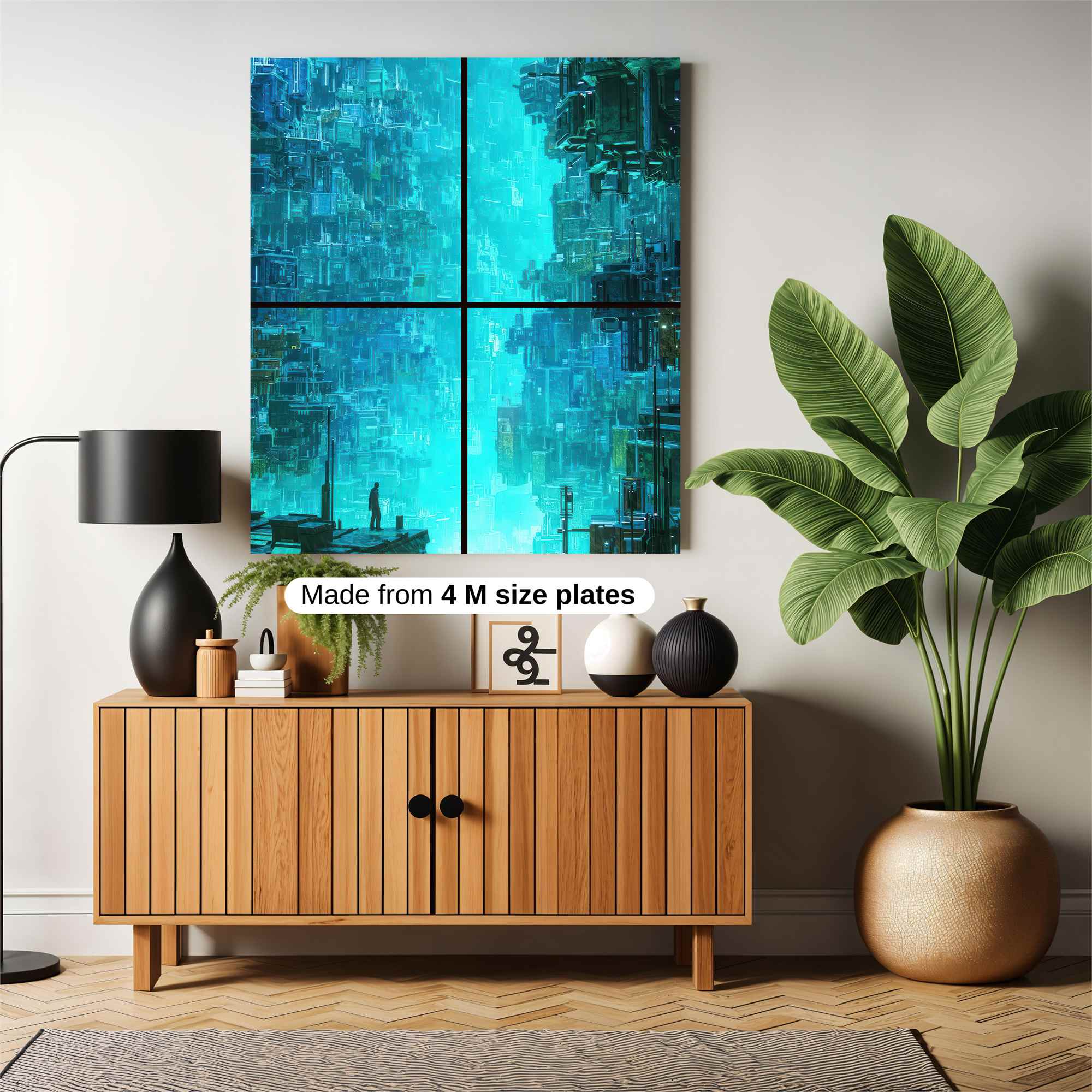 Infinite Metropolis Safe Wall Magnetic / M