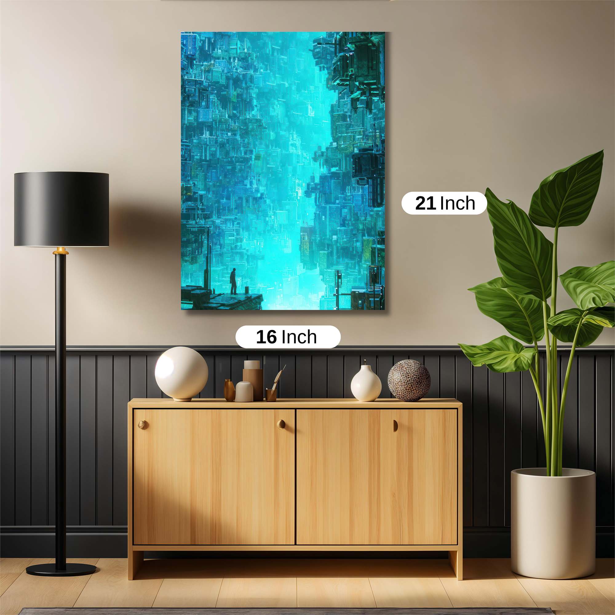 Infinite Metropolis Safe Wall Magnetic / M