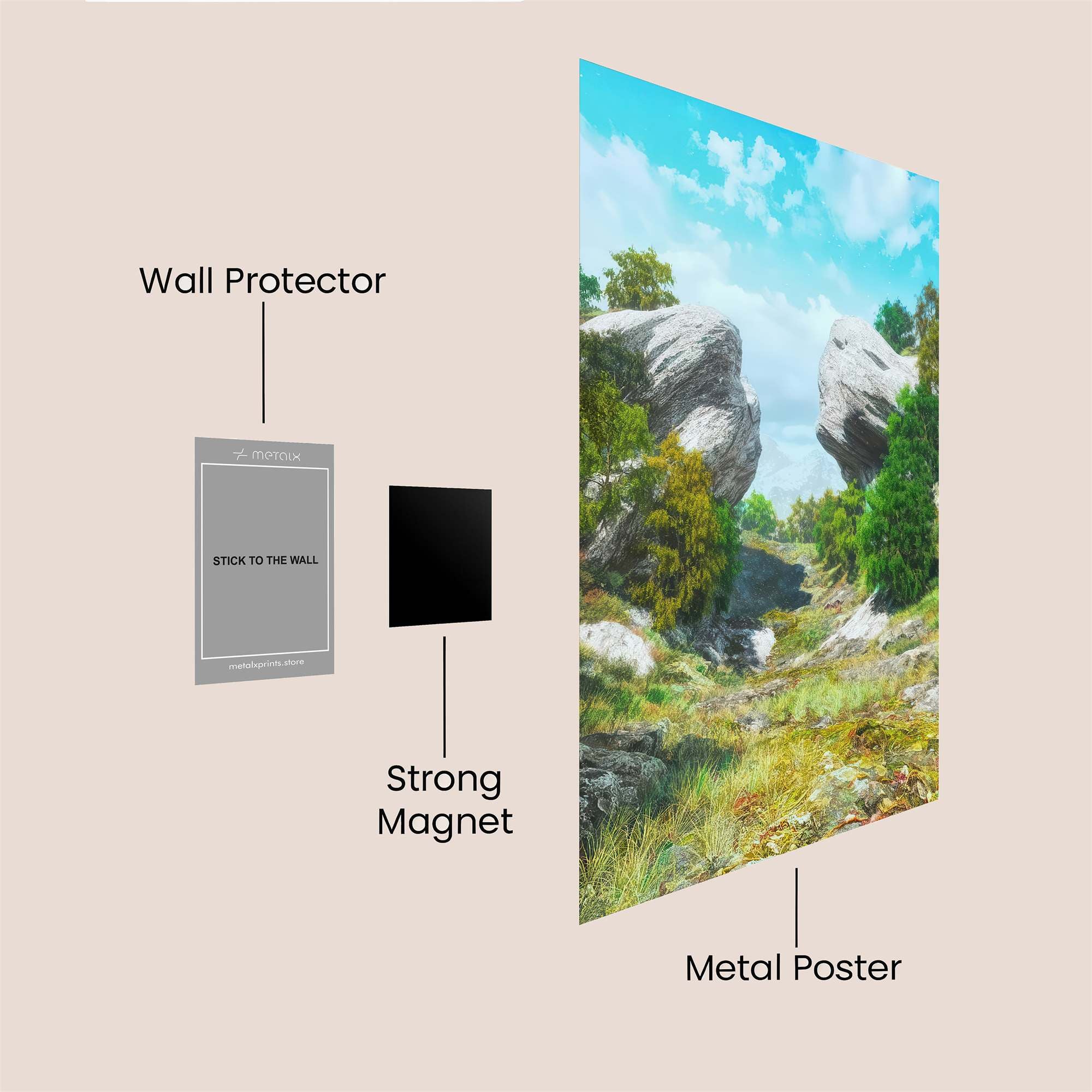 Nature's Embrace Safe Wall Magnetic / M