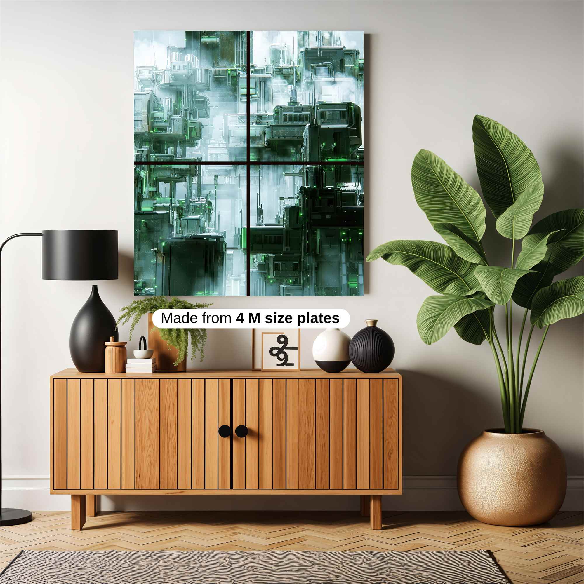 Futuristic Enigma Safe Wall Magnetic / M