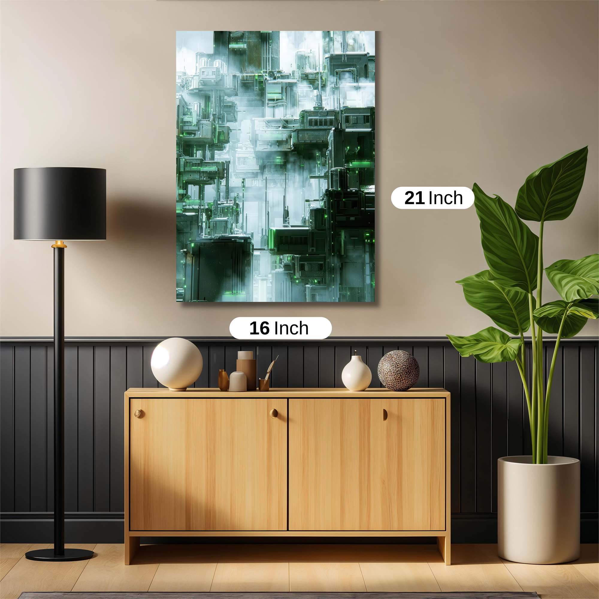 Futuristic Enigma Safe Wall Magnetic / M