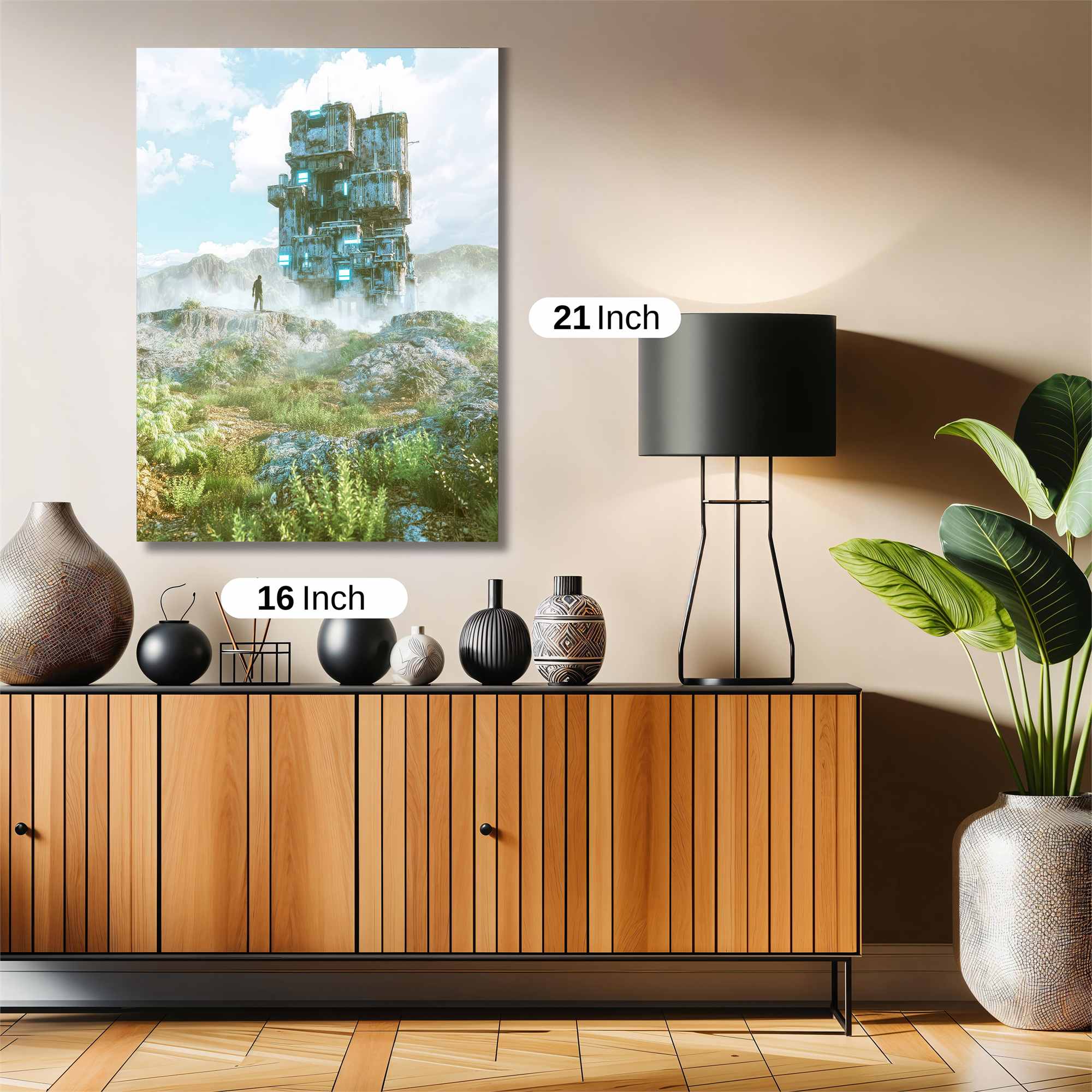 Glacial Sentinels Safe Wall Magnetic / M