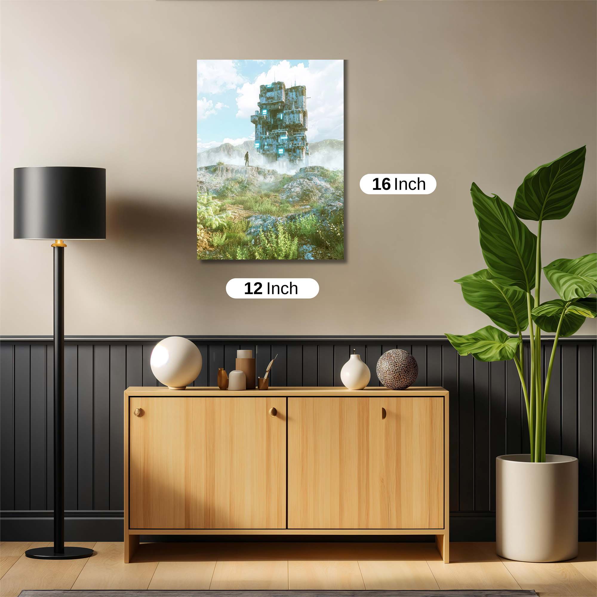 Glacial Sentinels Safe Wall Magnetic / M