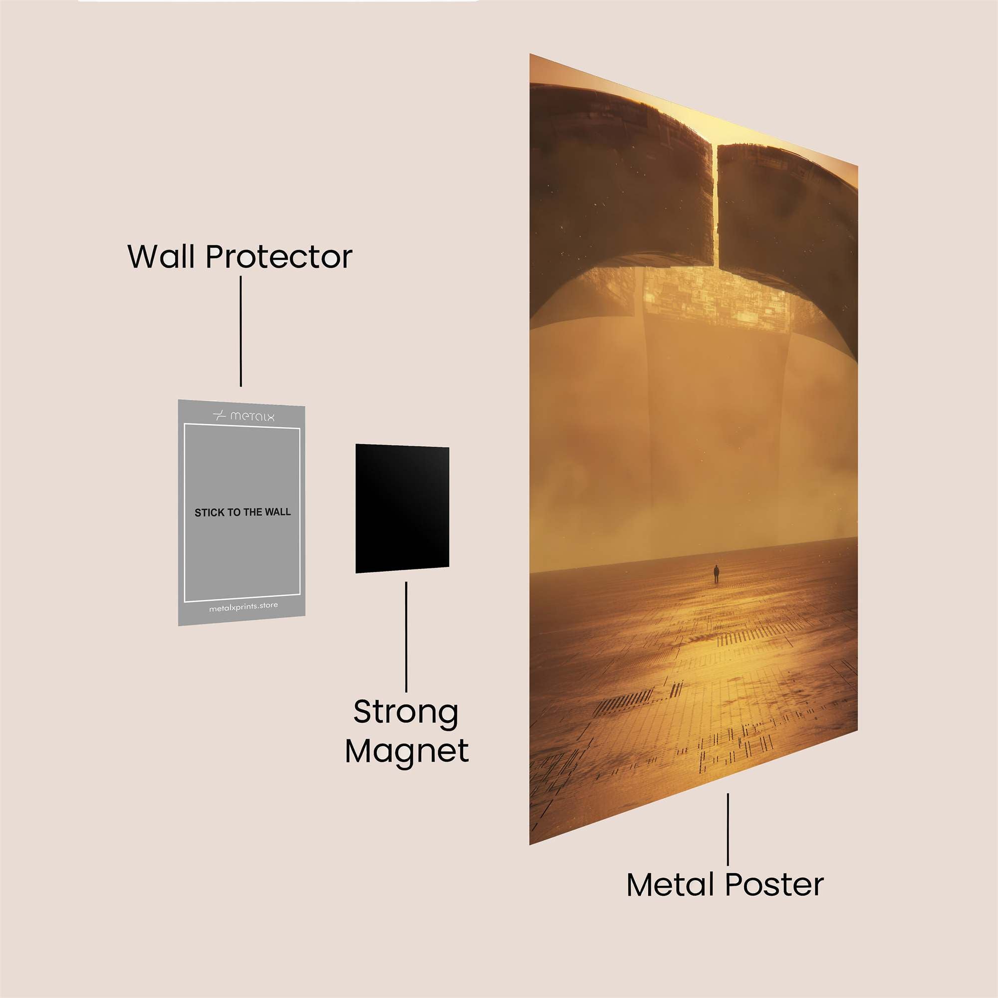Monolithic Reverie Safe Wall Magnetic / M