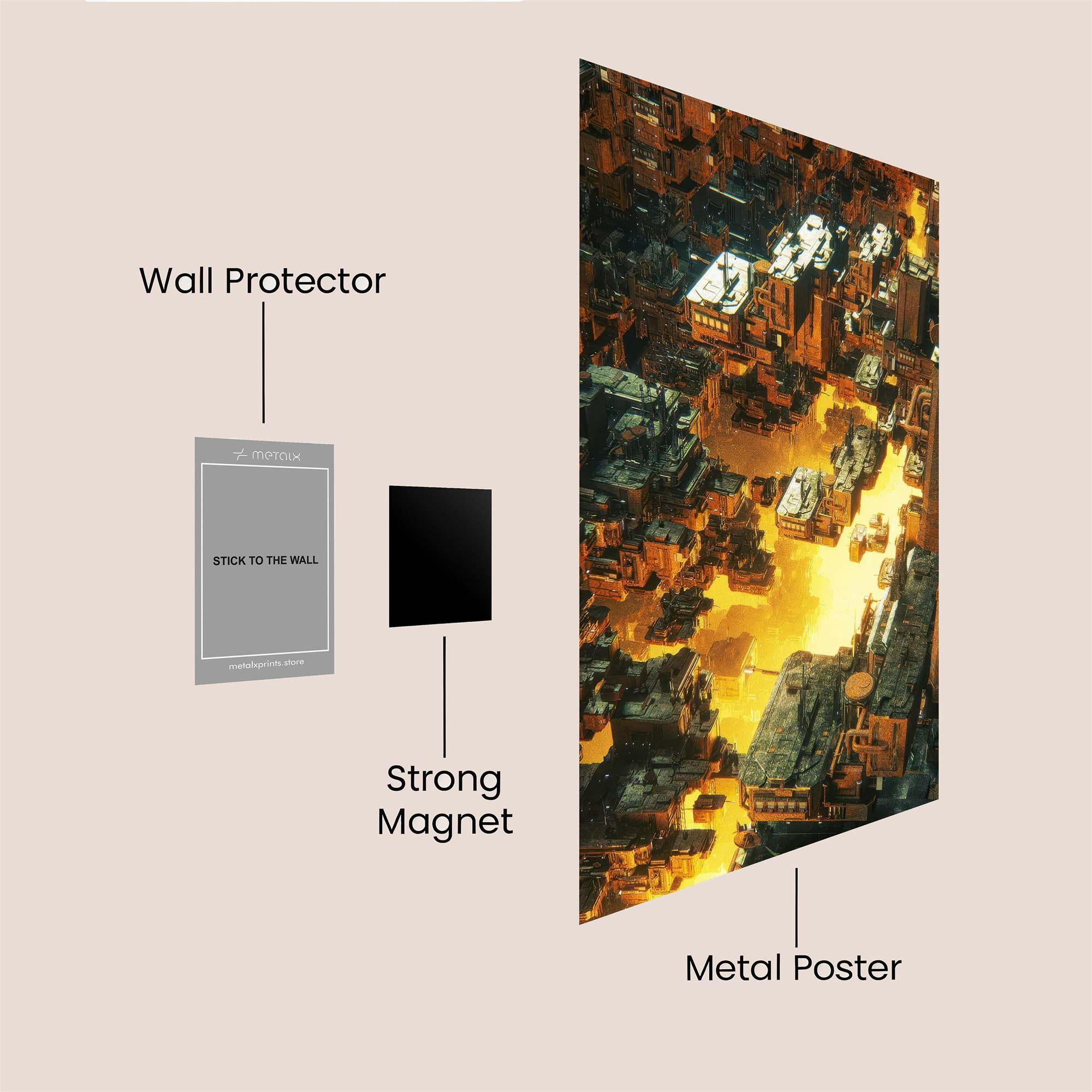 Urban Abyss Safe Wall Magnetic / M