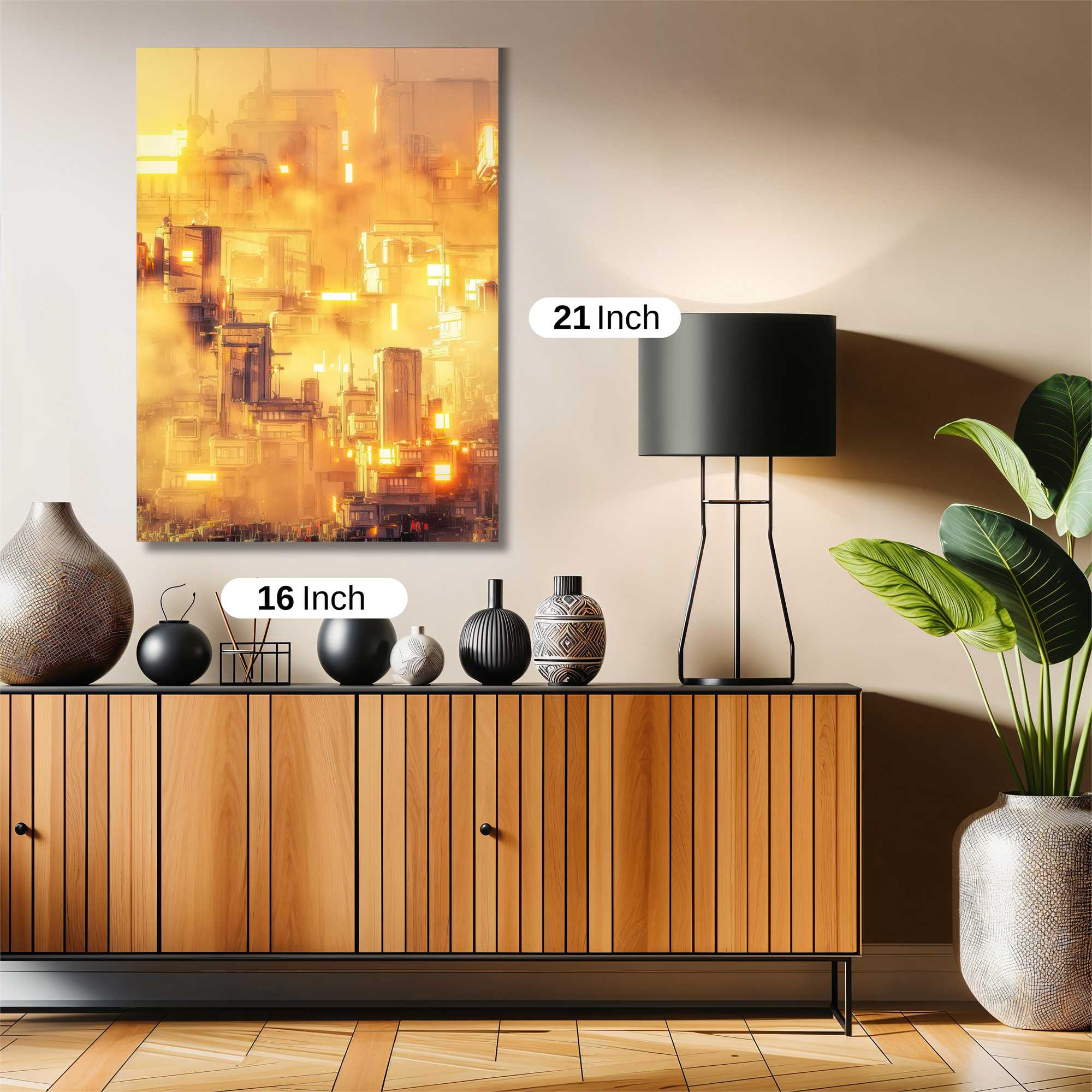 Futuristic Radiance Safe Wall Magnetic / M