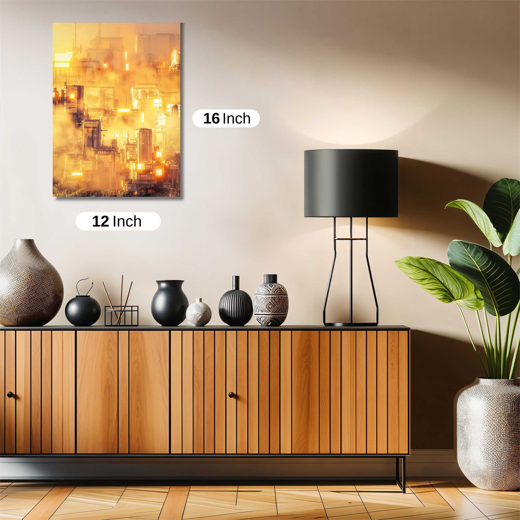 Futuristic Radiance Safe Wall Magnetic / M