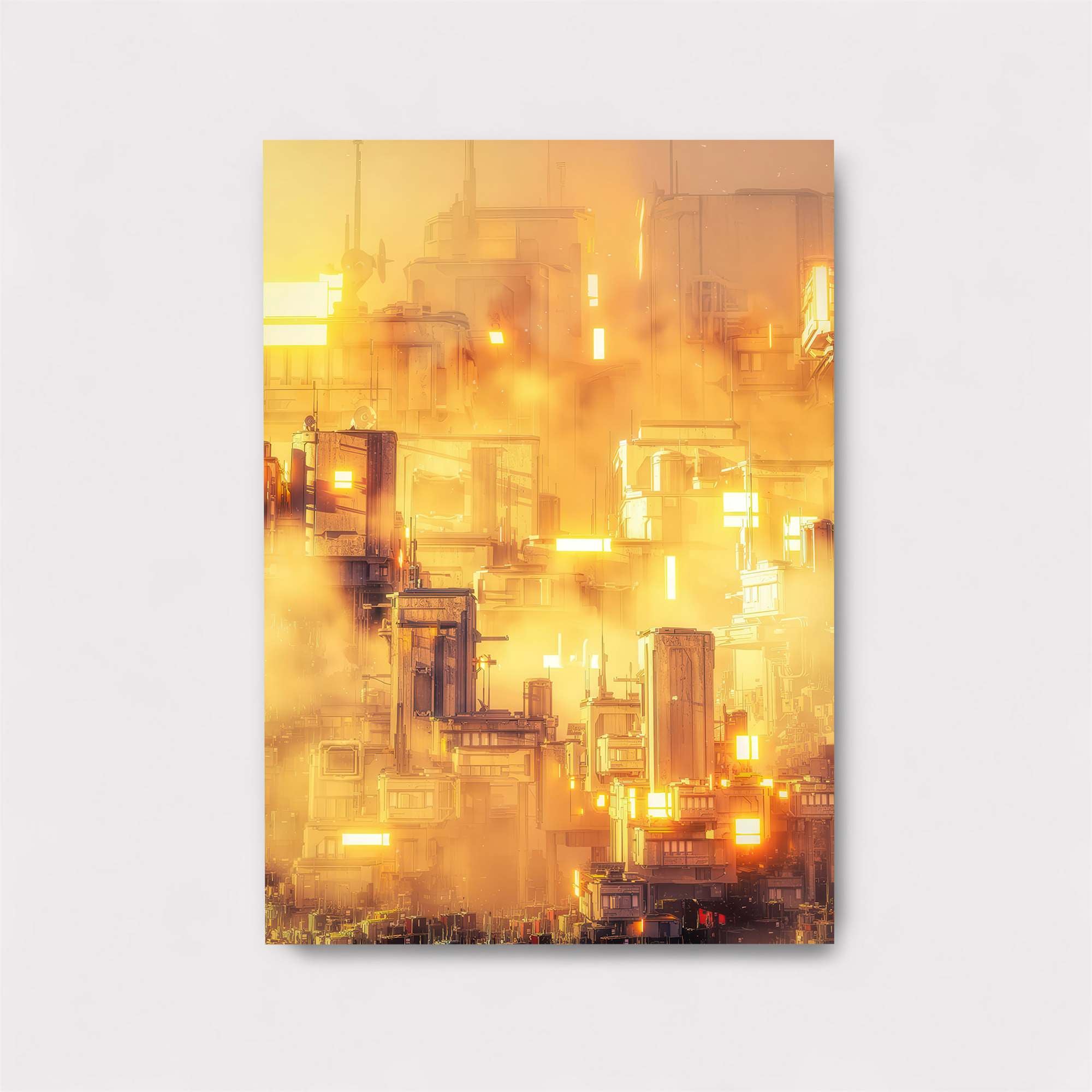 Futuristic Radiance Safe Wall Magnetic / M