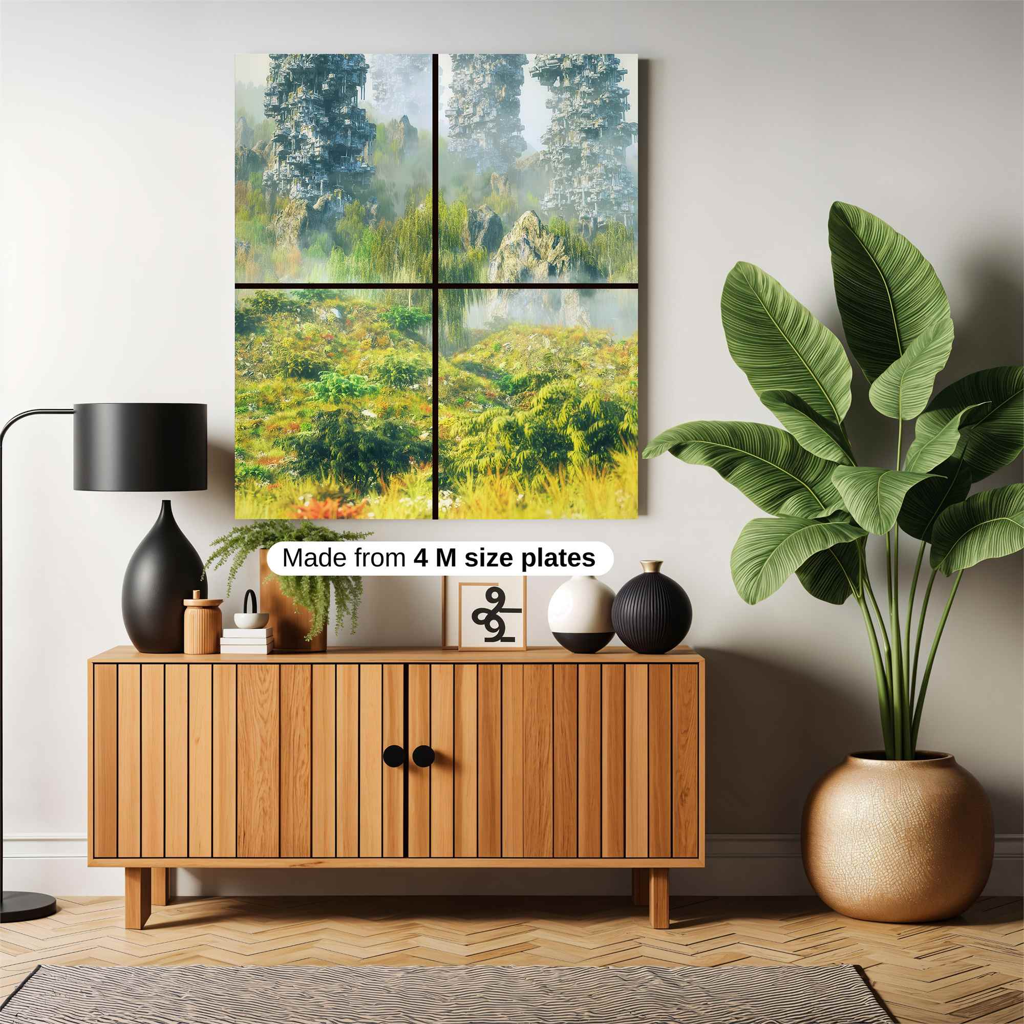 Mystic Towerscape Safe Wall Magnetic / M