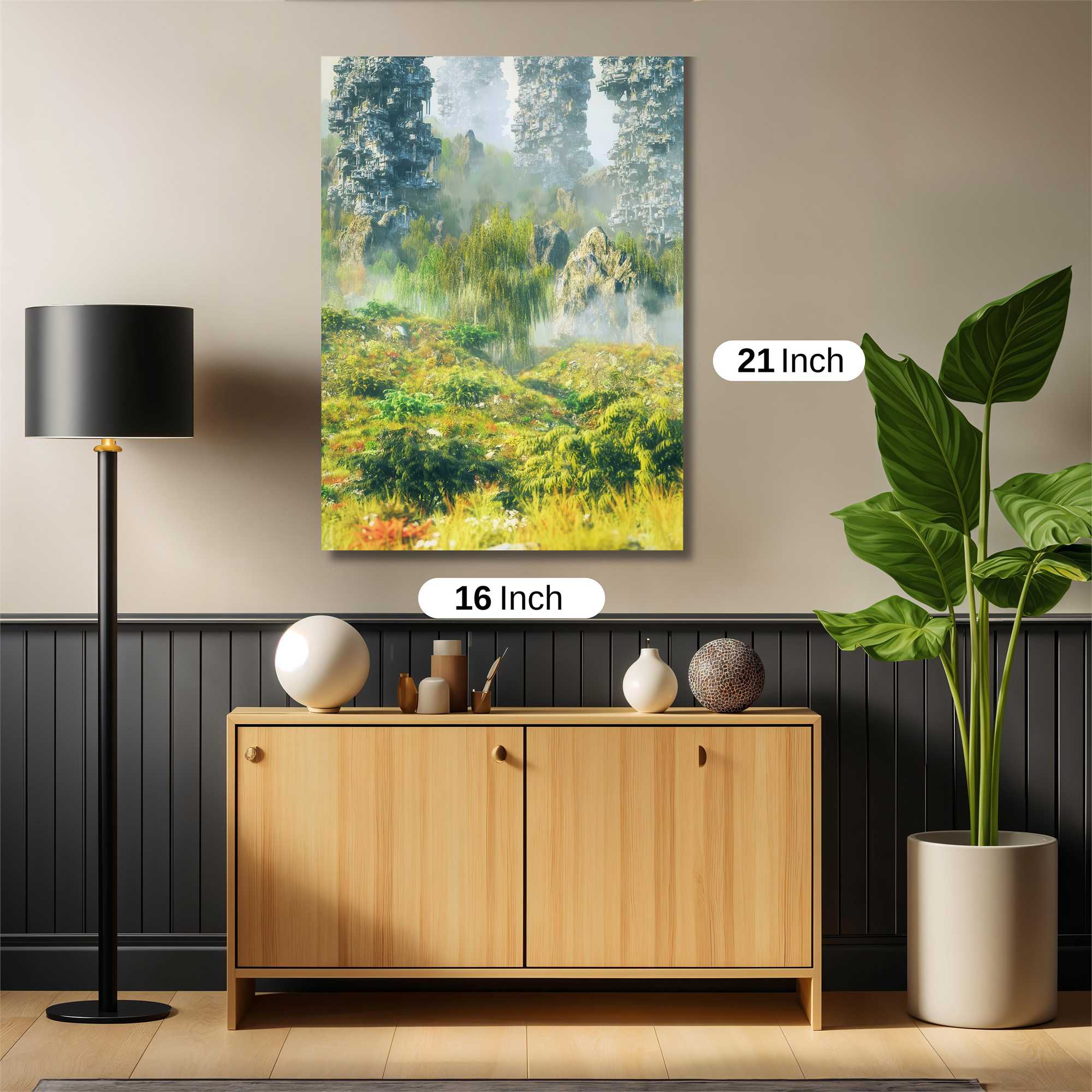 Mystic Towerscape Safe Wall Magnetic / M