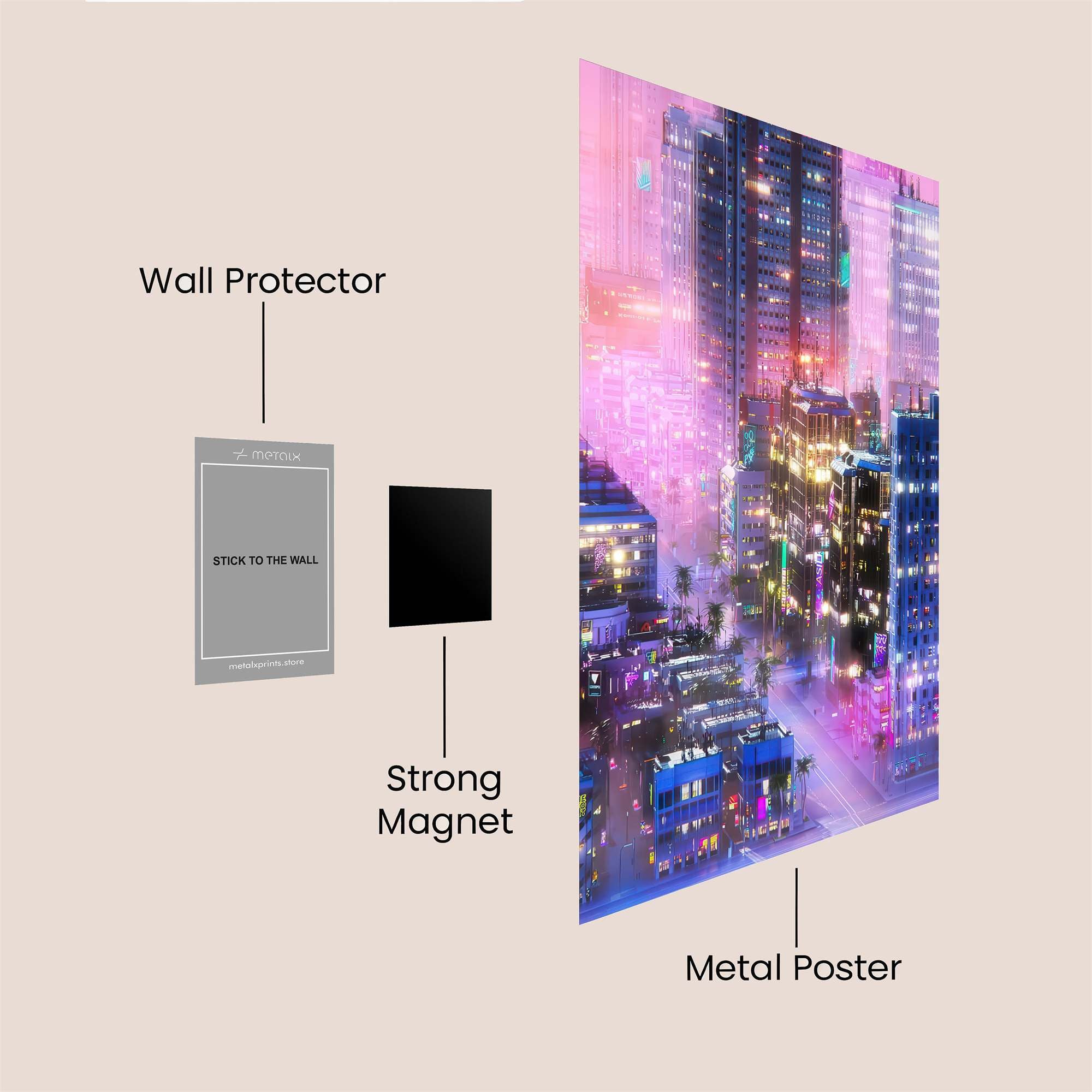 Portal Arrival Safe Wall Magnetic / M