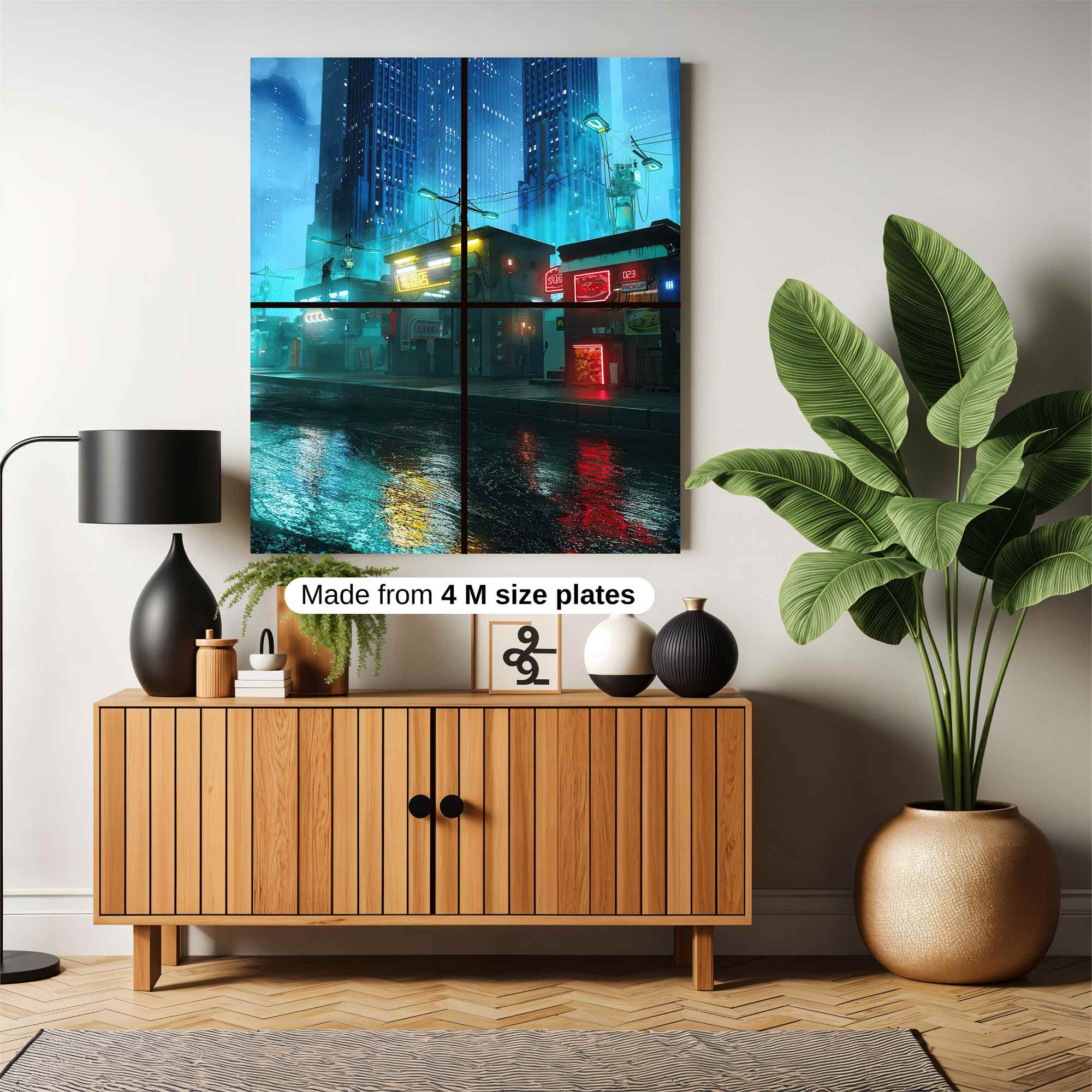 Neon Serenity Safe Wall Magnetic / M