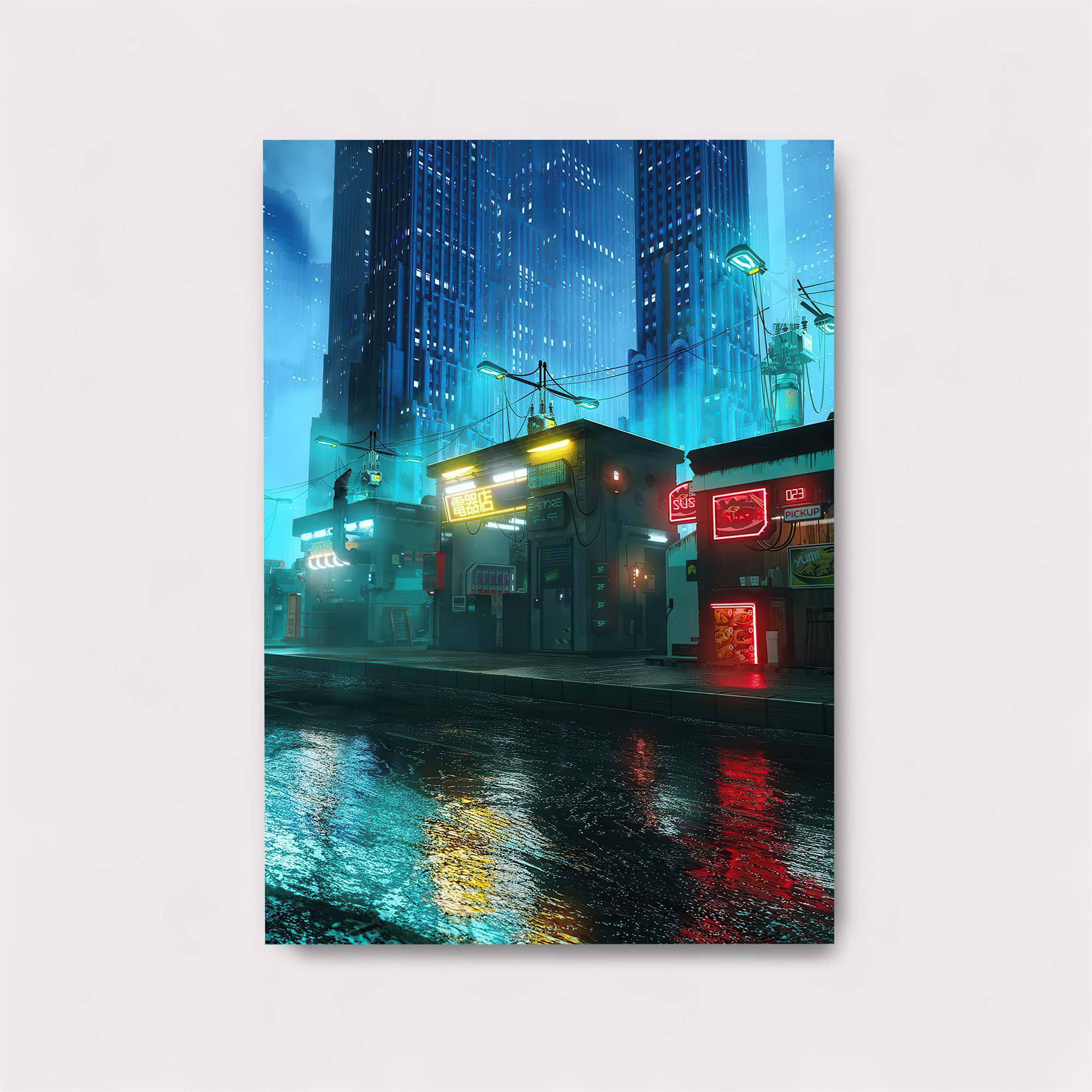 Neon Serenity Safe Wall Magnetic / M