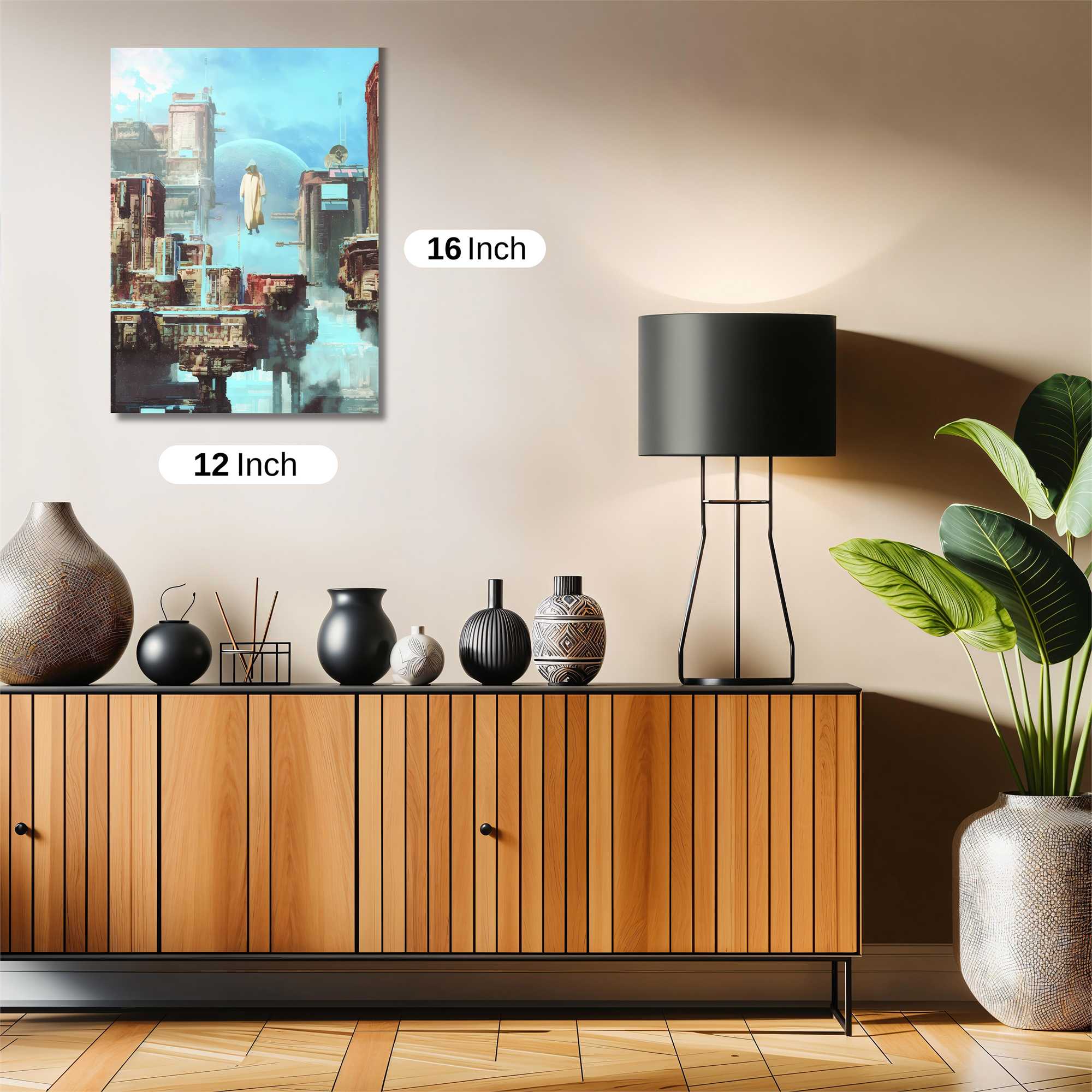 Futuristic Ascension Safe Wall Magnetic / M