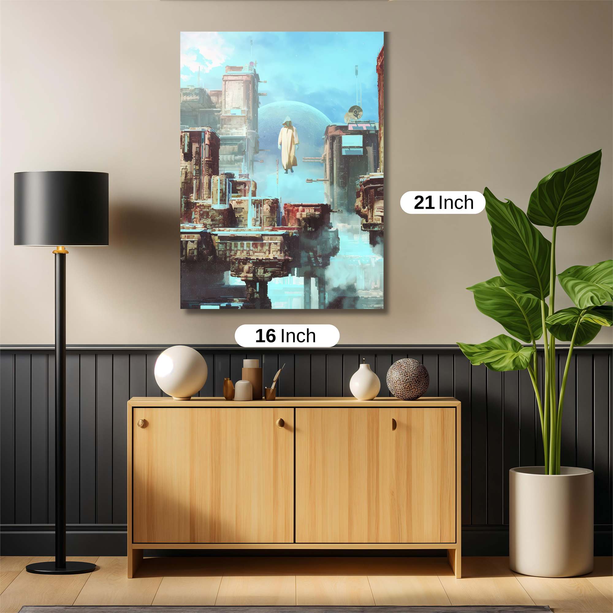 Futuristic Ascension Safe Wall Magnetic / M