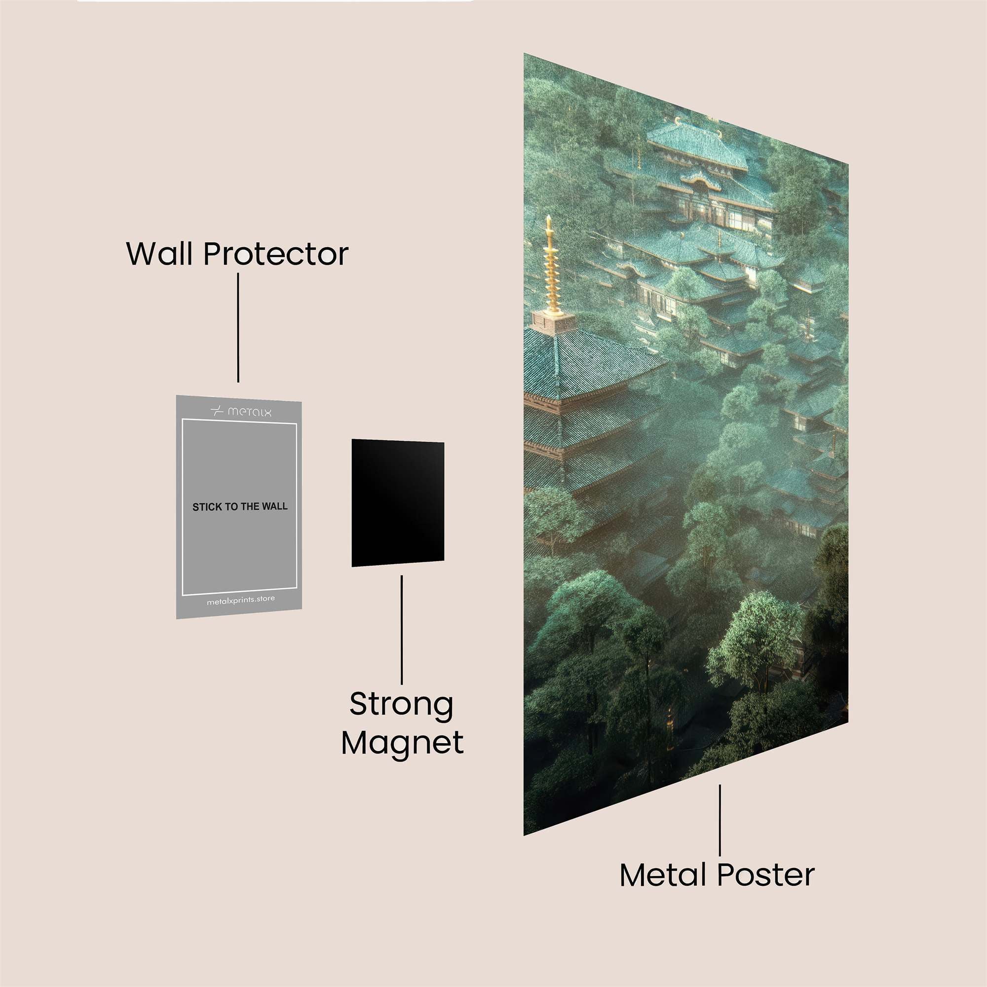 Serene Enclave Safe Wall Magnetic / M