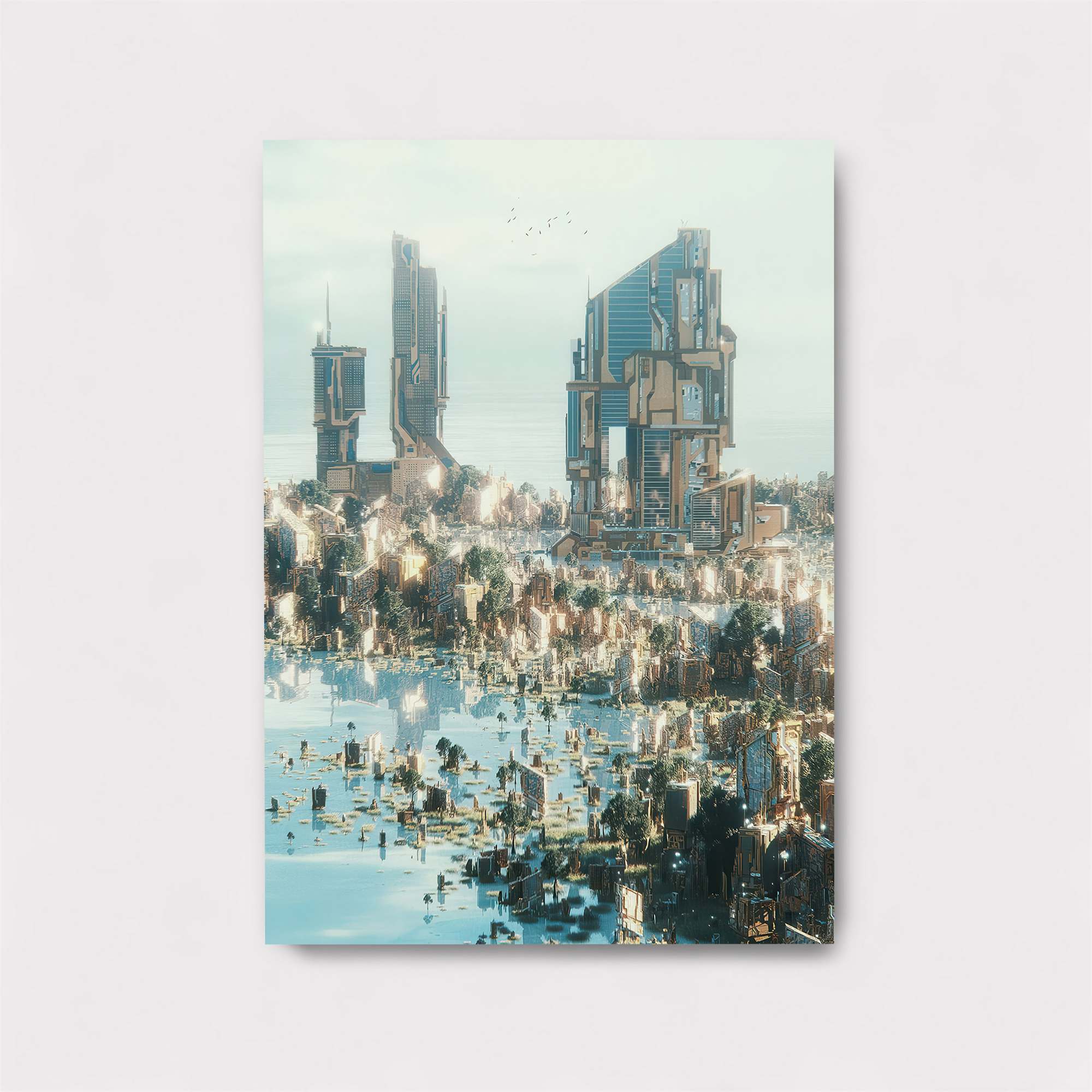 Futuristic Serenity Safe Wall Magnetic / M