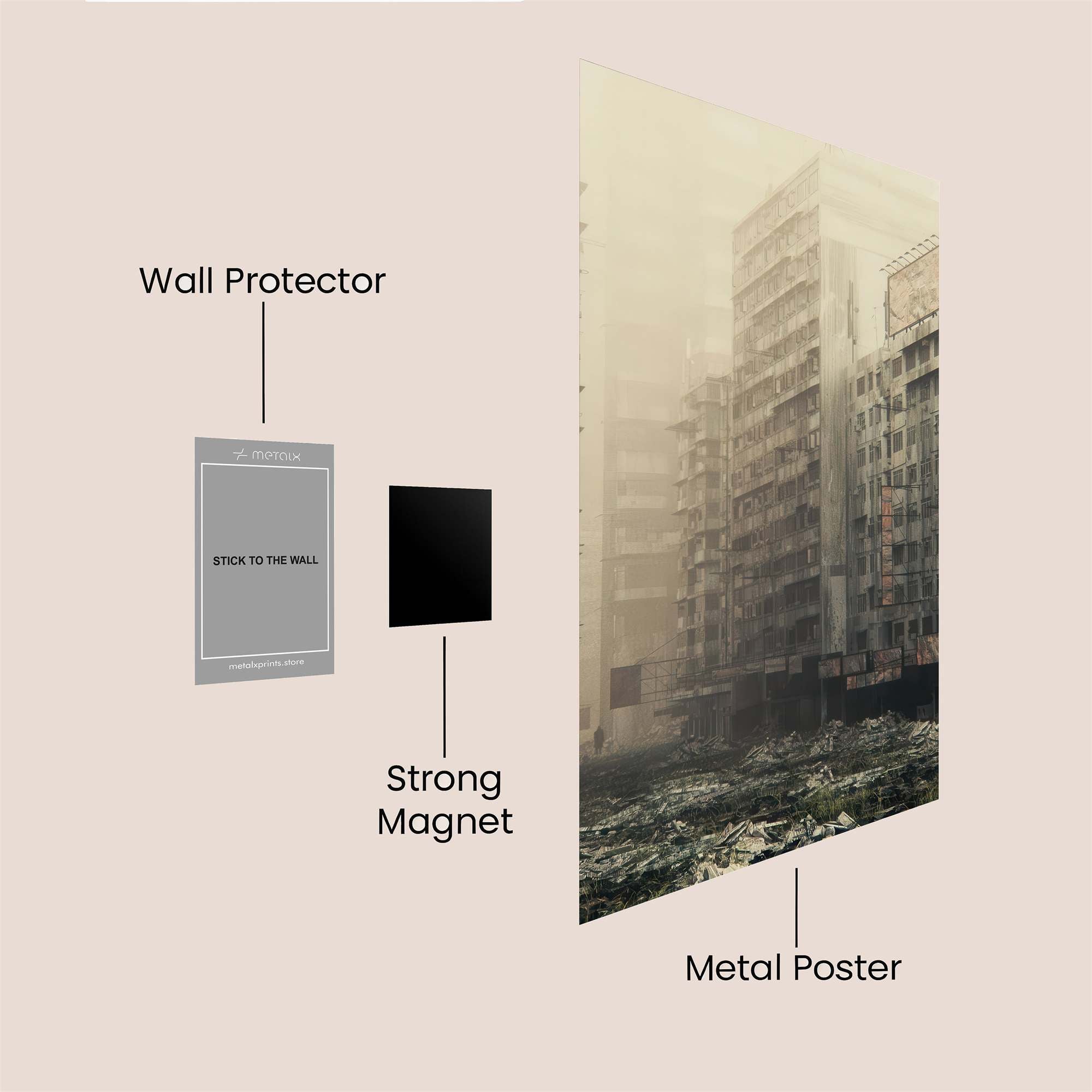 Desolate Gloom Safe Wall Magnetic / M