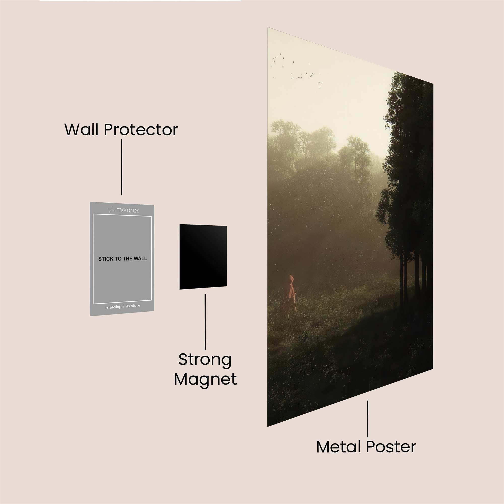 Solitary Serenity Safe Wall Magnetic / M