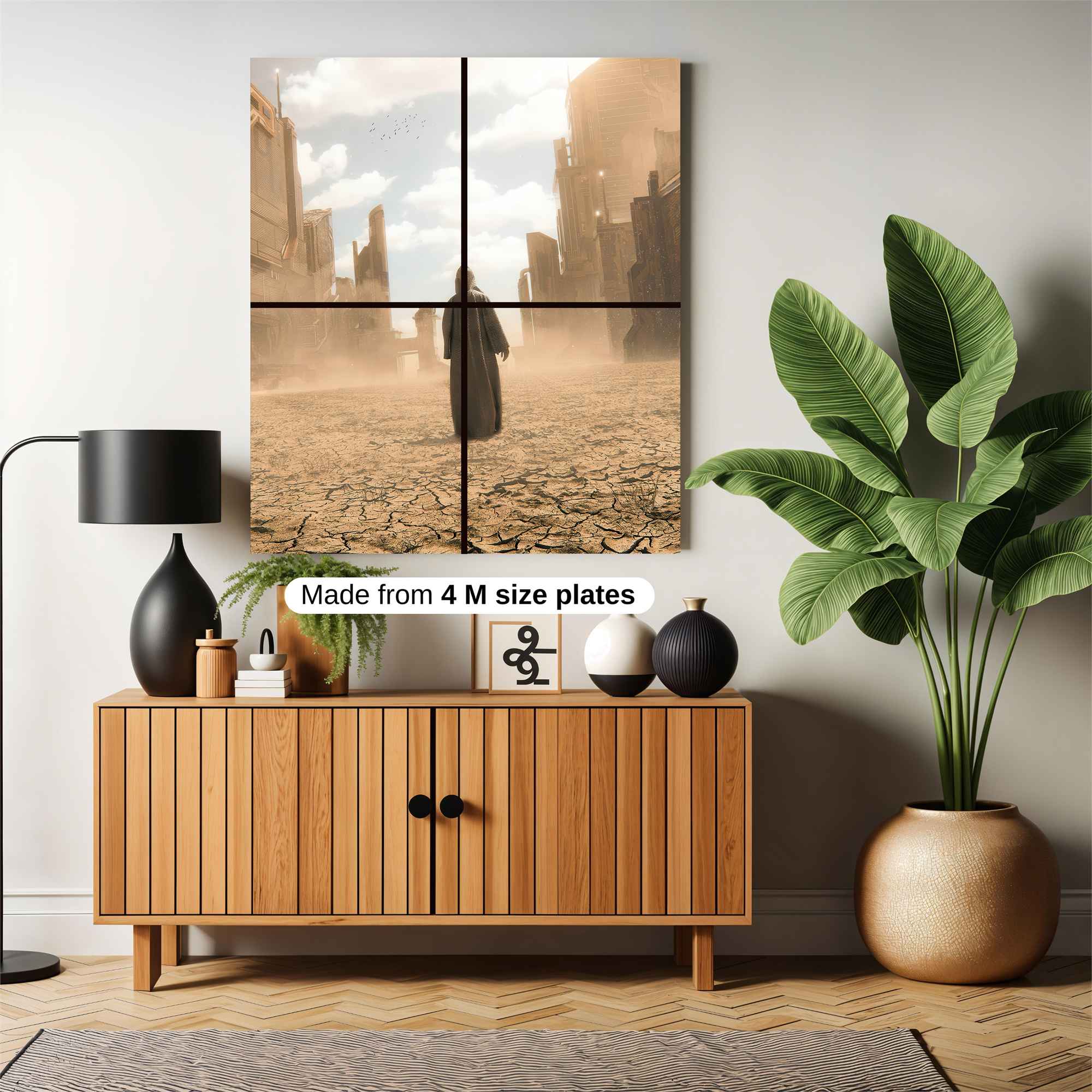 Deserted Wanderlust Safe Wall Magnetic / M