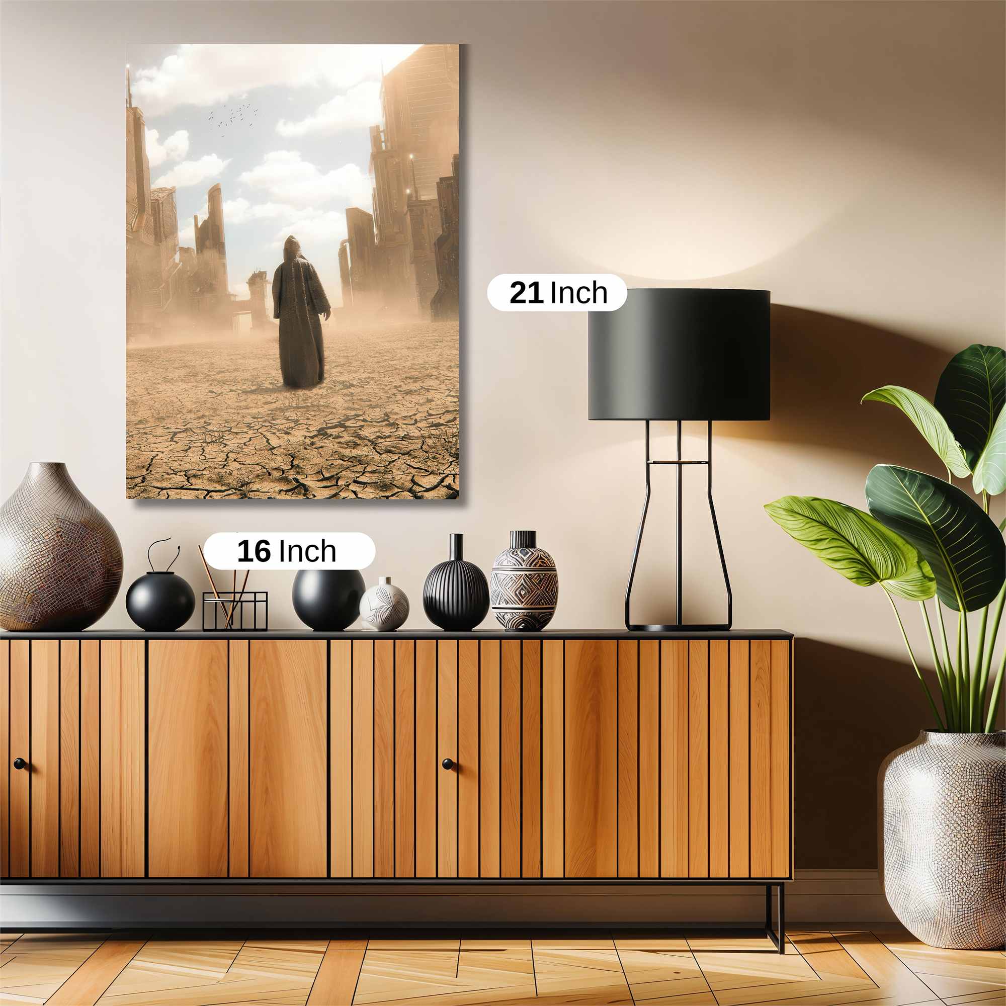 Deserted Wanderlust Safe Wall Magnetic / M