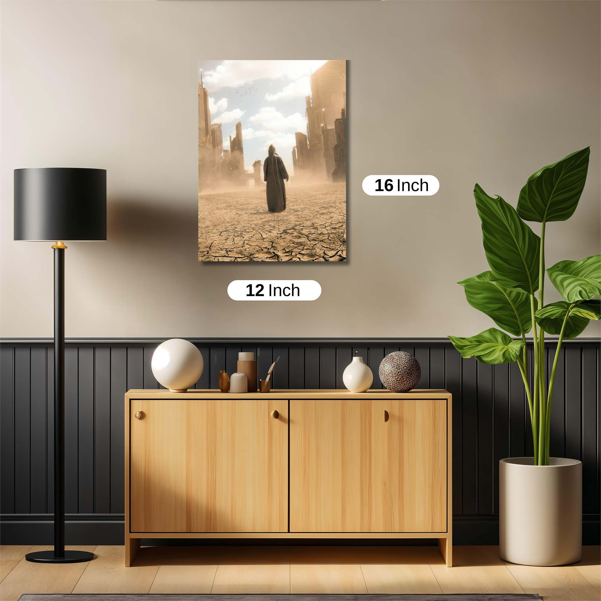 Deserted Wanderlust Safe Wall Magnetic / M