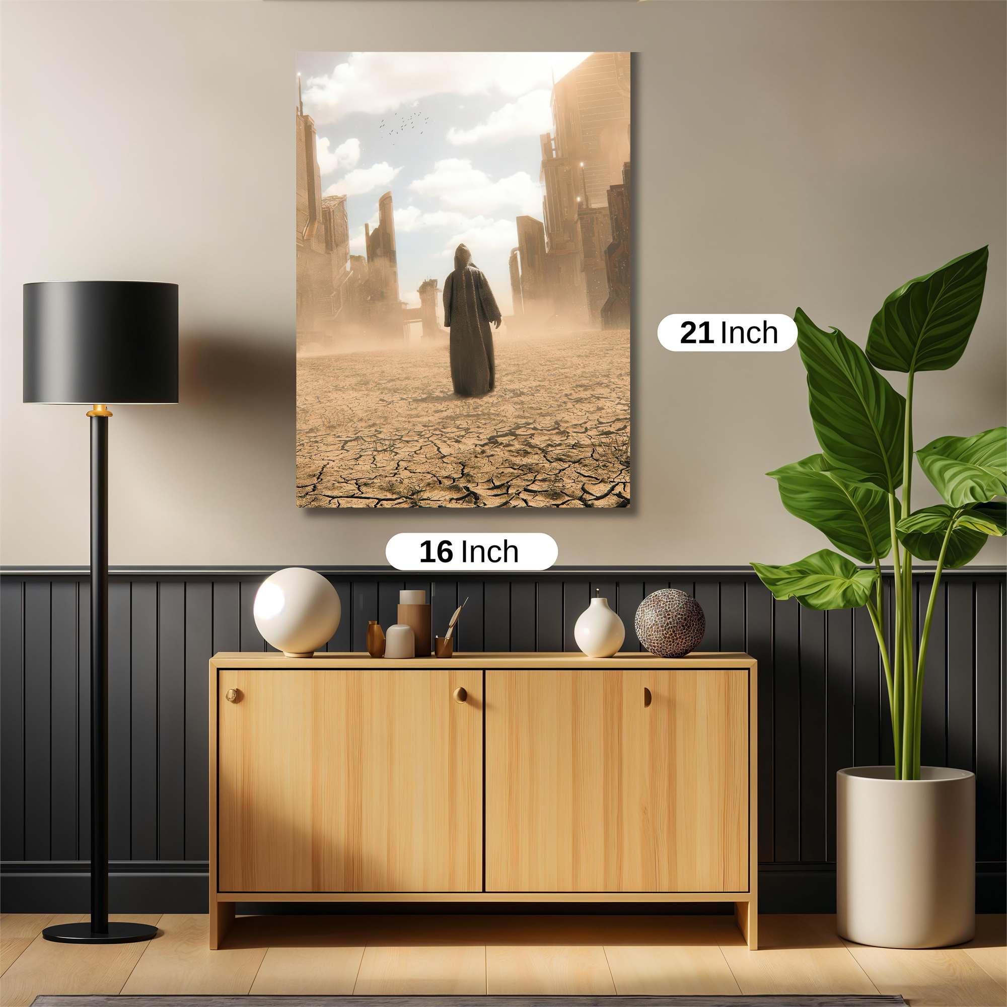 Deserted Wanderlust Safe Wall Magnetic / M