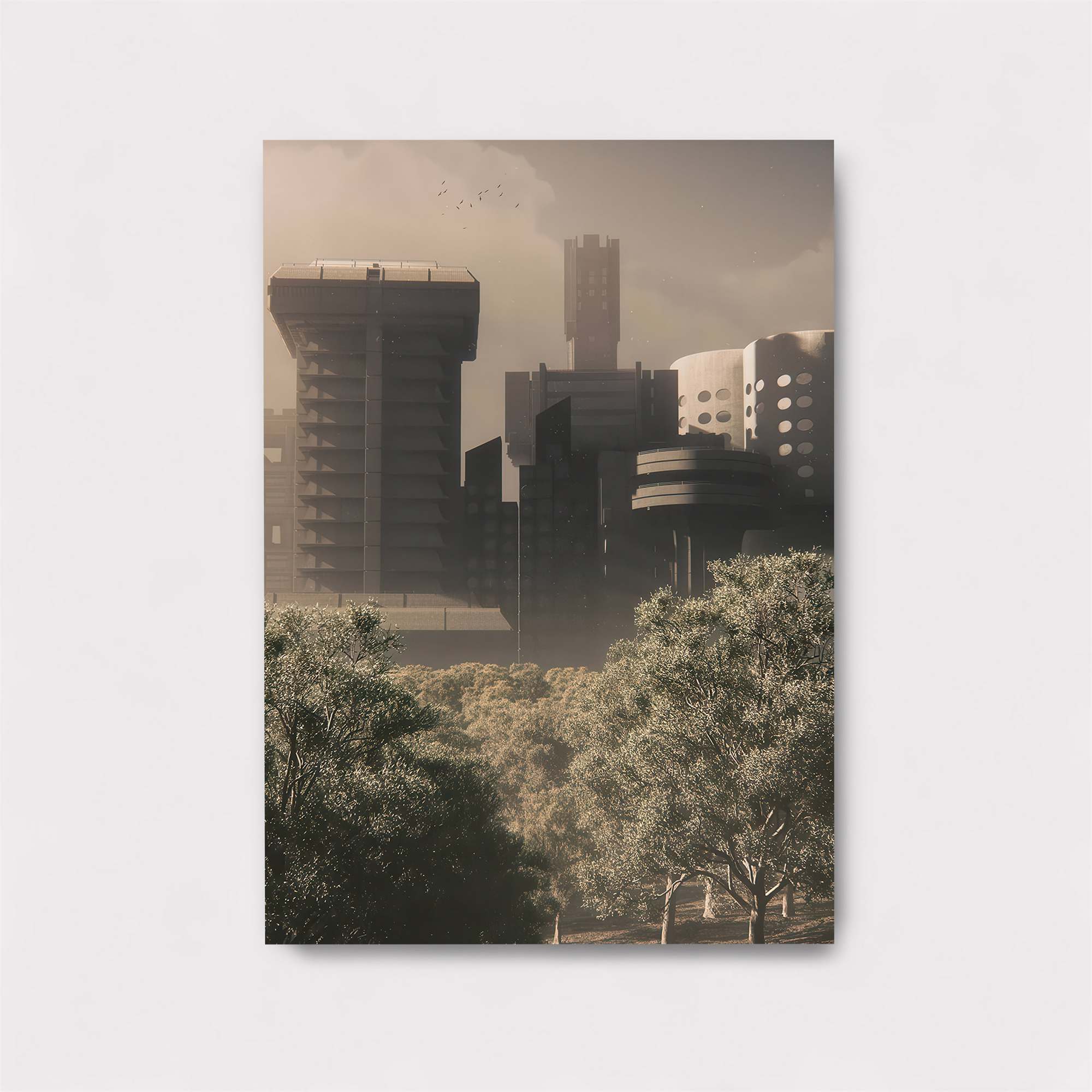 Futuristic Serenity Safe Wall Magnetic / M