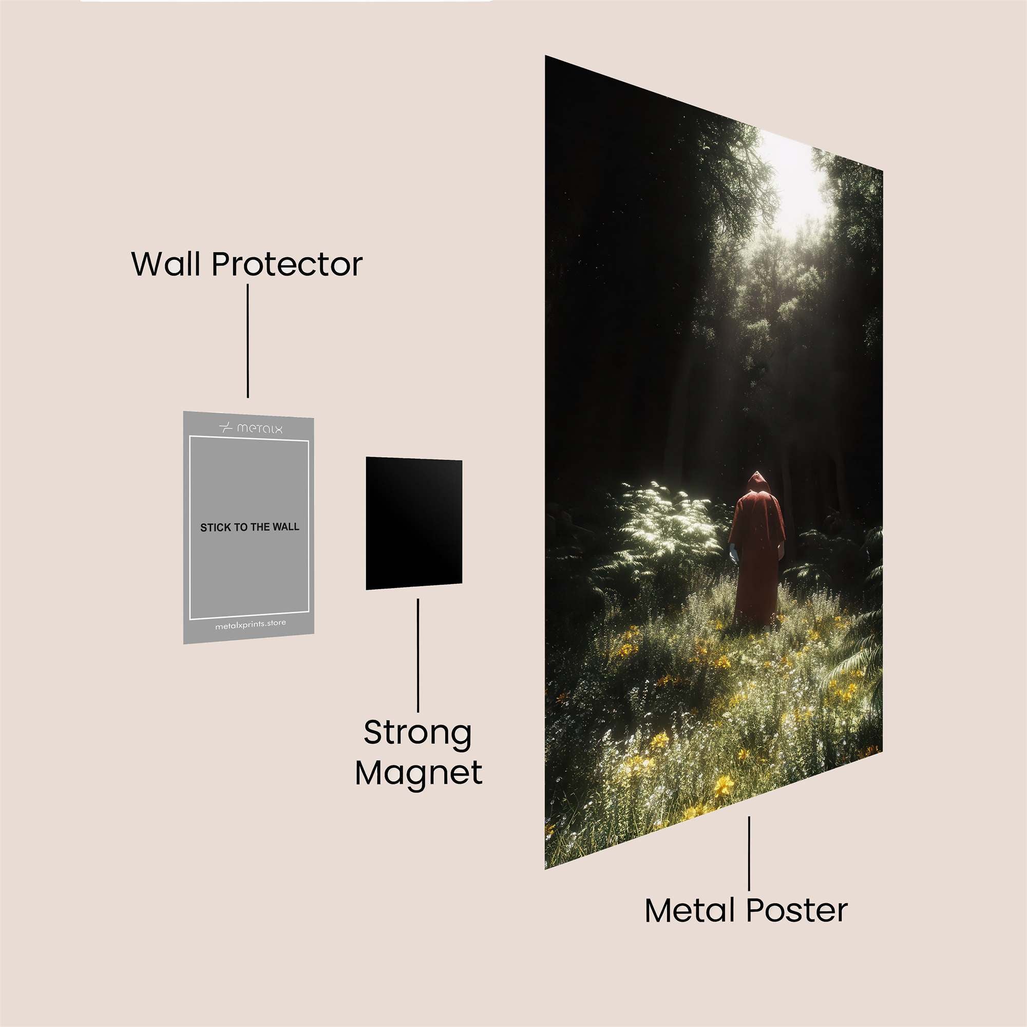 Wanderer's Solitude Safe Wall Magnetic / M