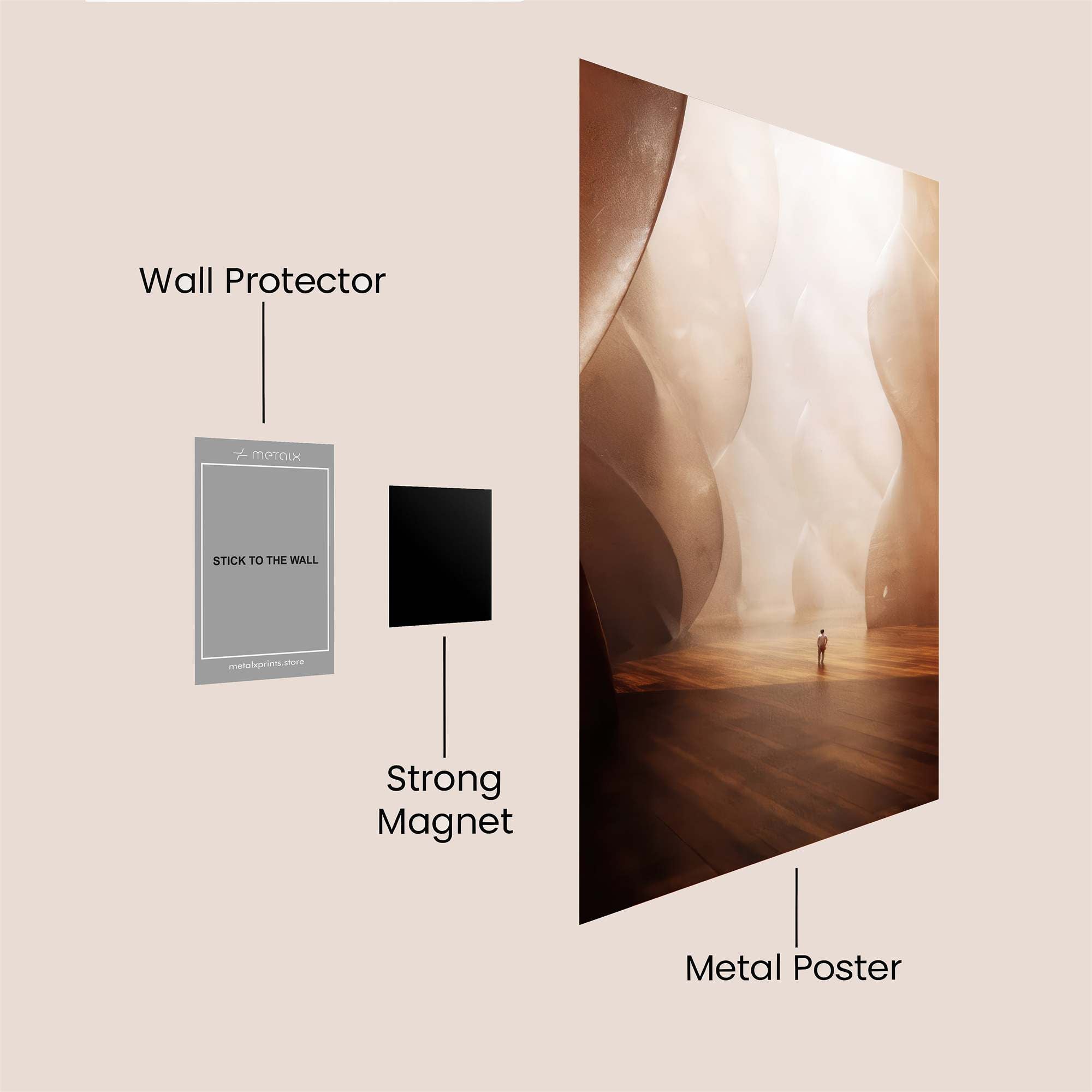 Ethereal Vastness Safe Wall Magnetic / M