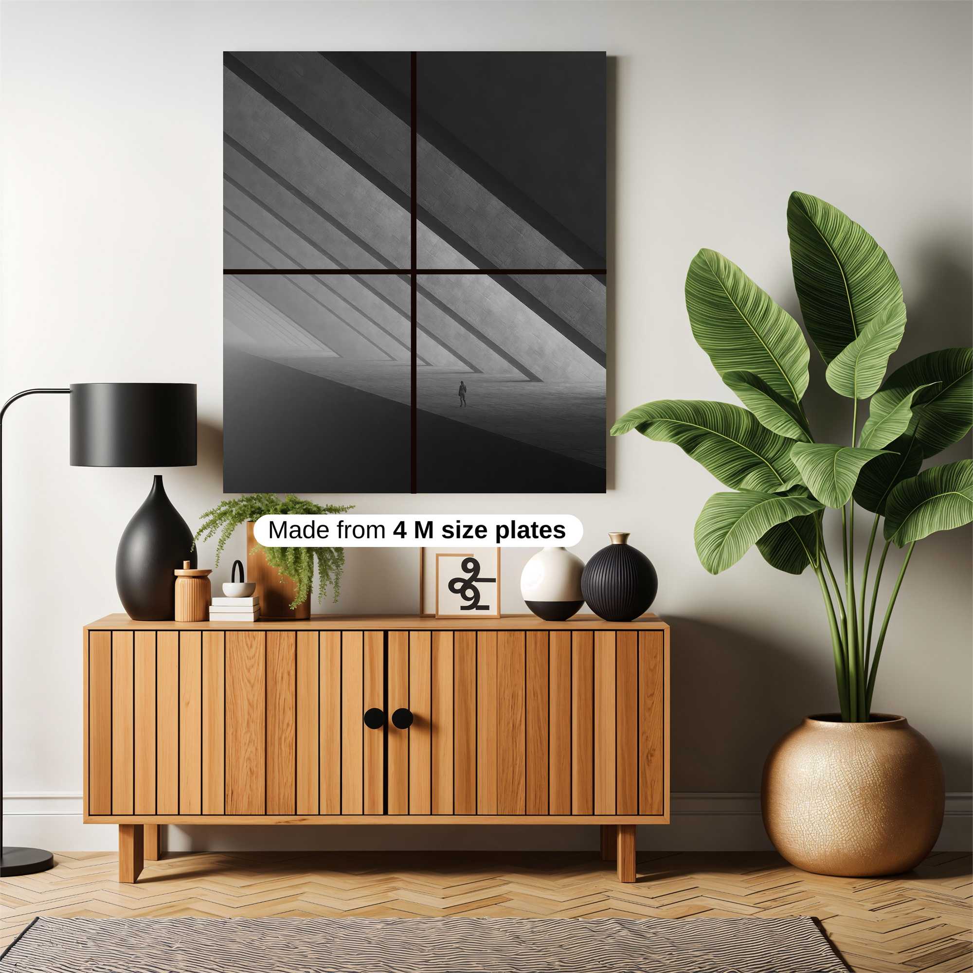 Monochrome Solitude Safe Wall Magnetic / M