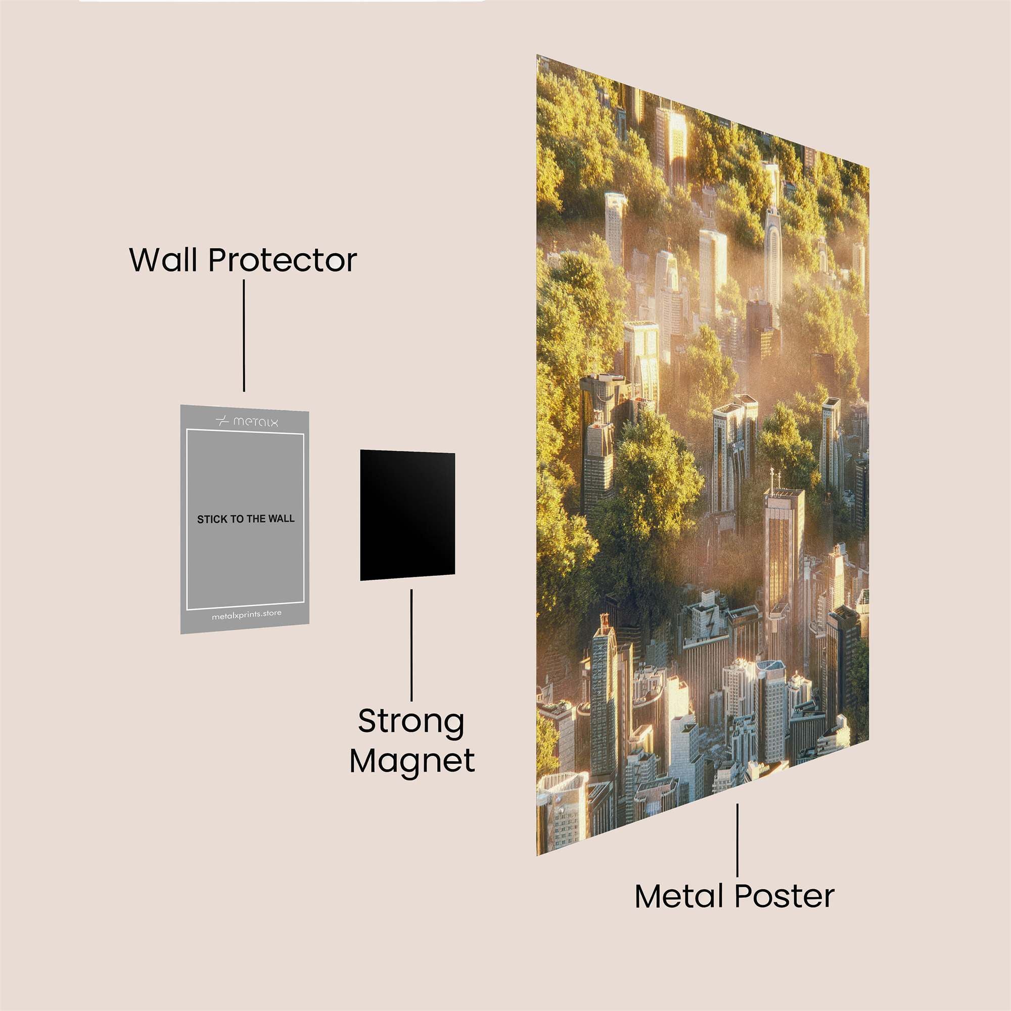 Urban Enchantment Safe Wall Magnetic / M