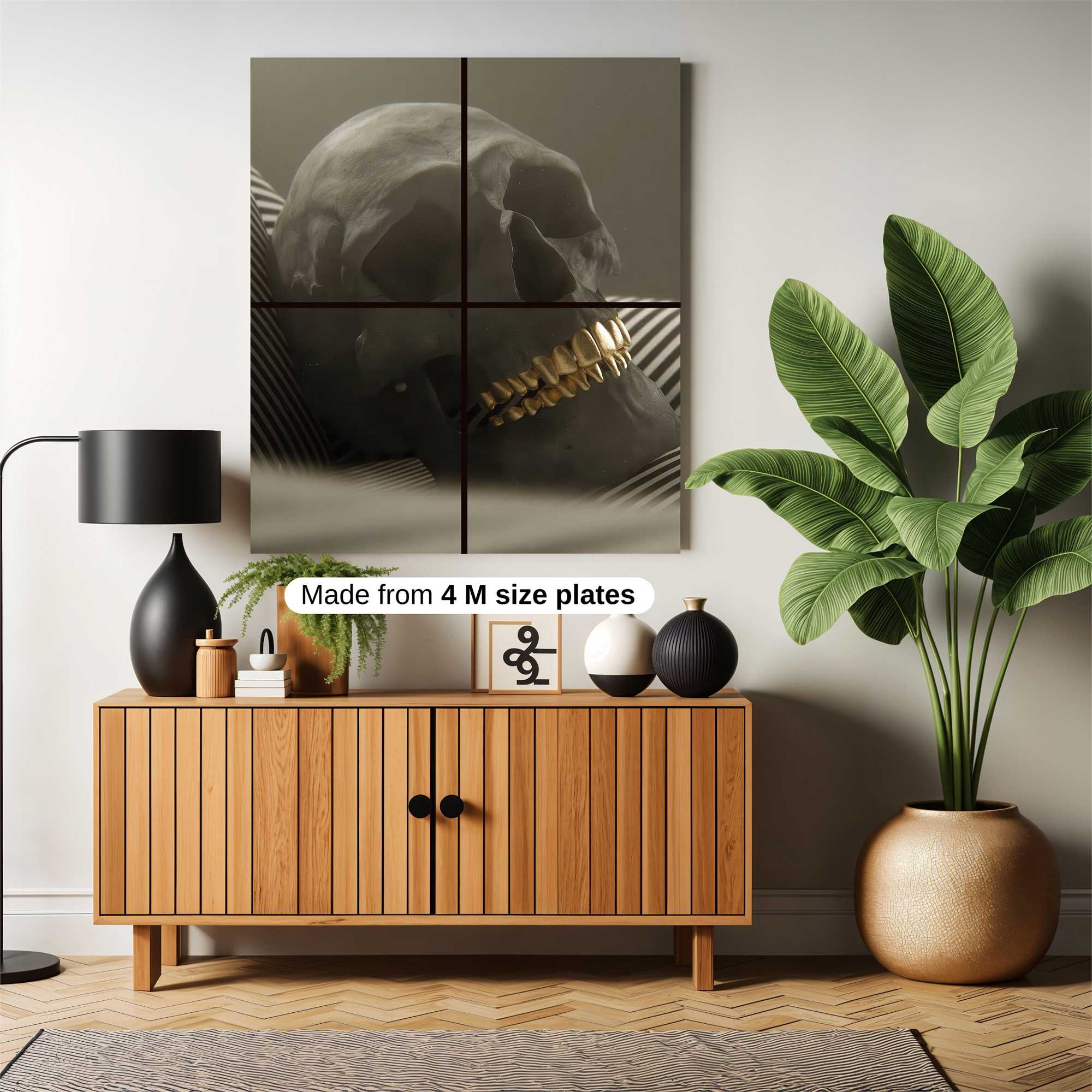 Gilded Grin Safe Wall Magnetic / M