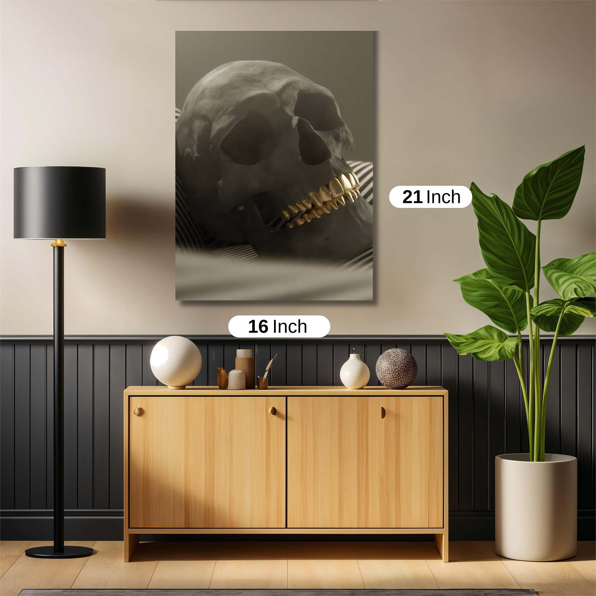 Gilded Grin Safe Wall Magnetic / M