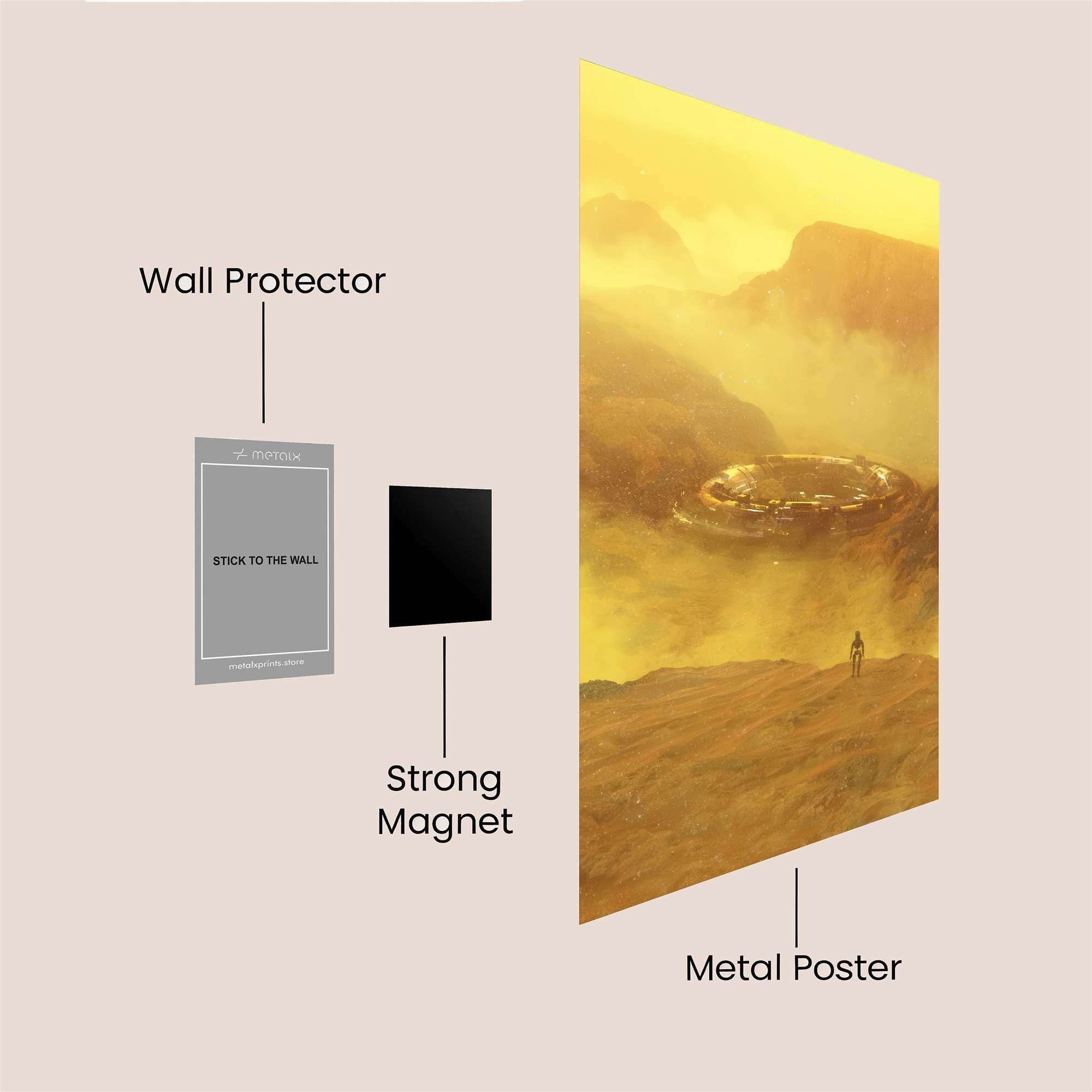 Alien Reverie Safe Wall Magnetic / M