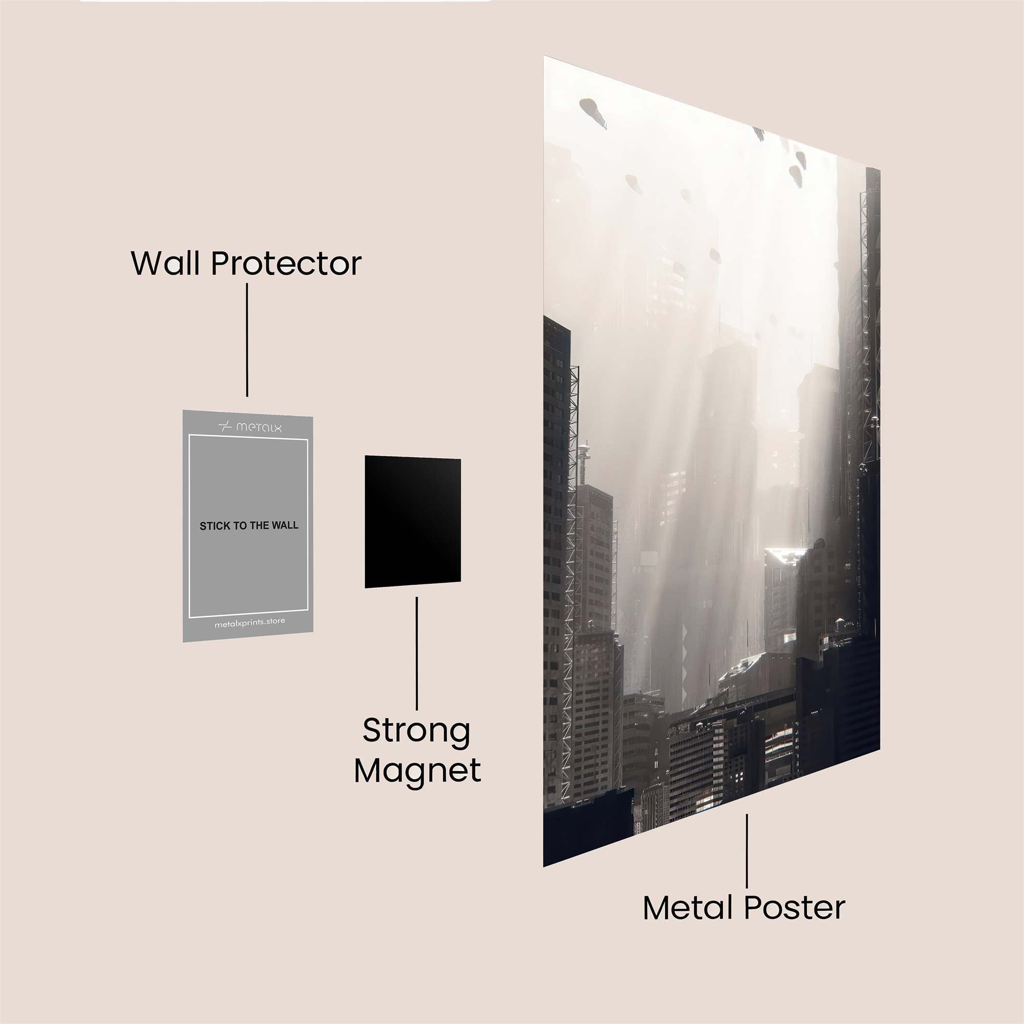 Urban Radiance Safe Wall Magnetic / M