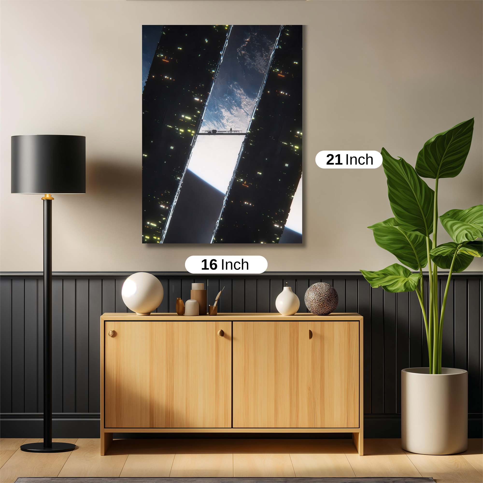 Orbiting Splendor Safe Wall Magnetic / M