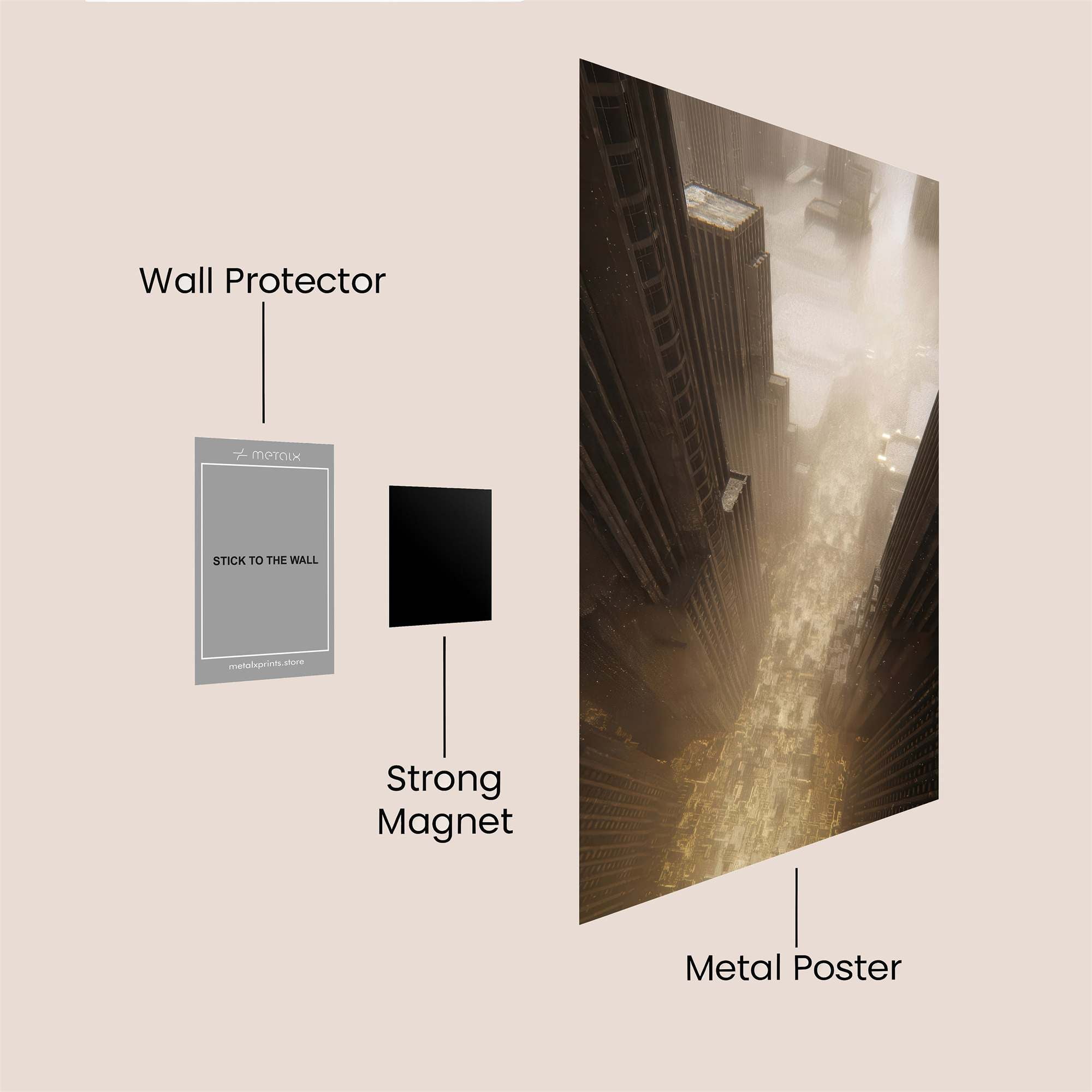 Gotham Reverie Safe Wall Magnetic / M