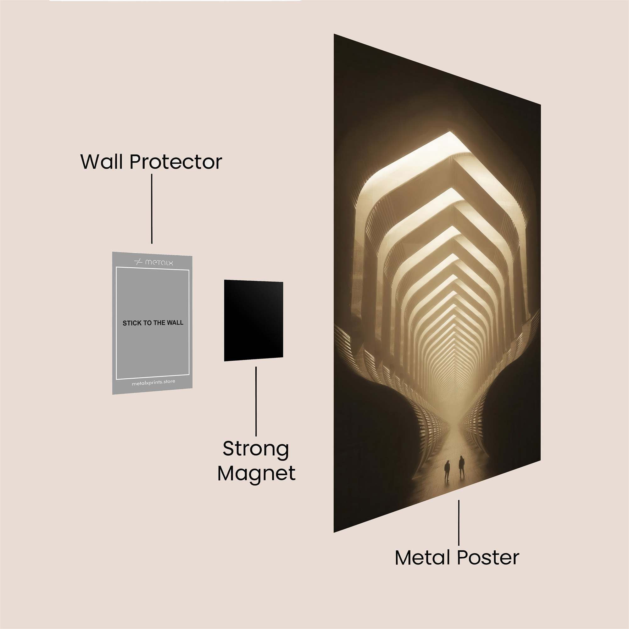 Architectural Awe Safe Wall Magnetic / M