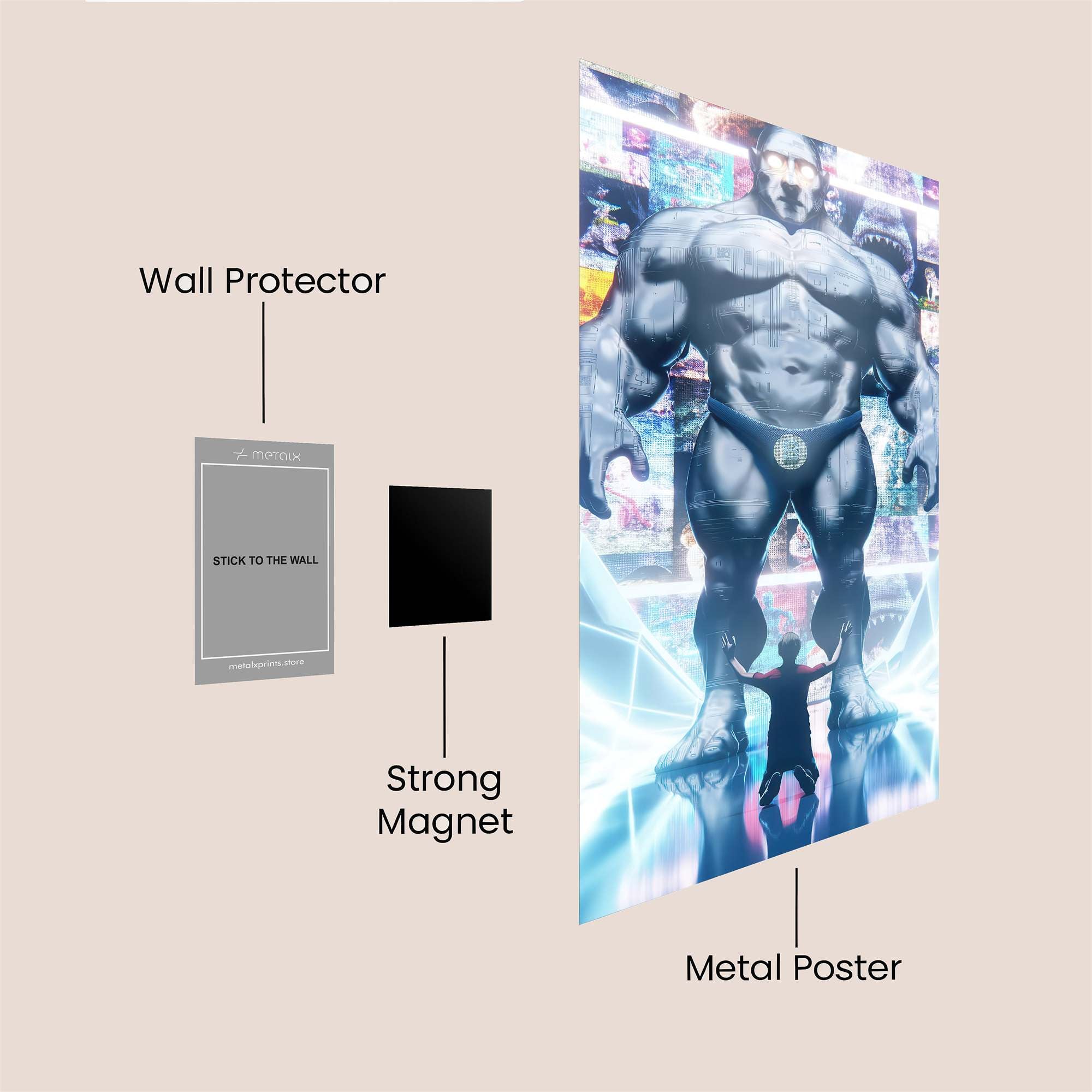 Galactic Pursuit Safe Wall Magnetic / M