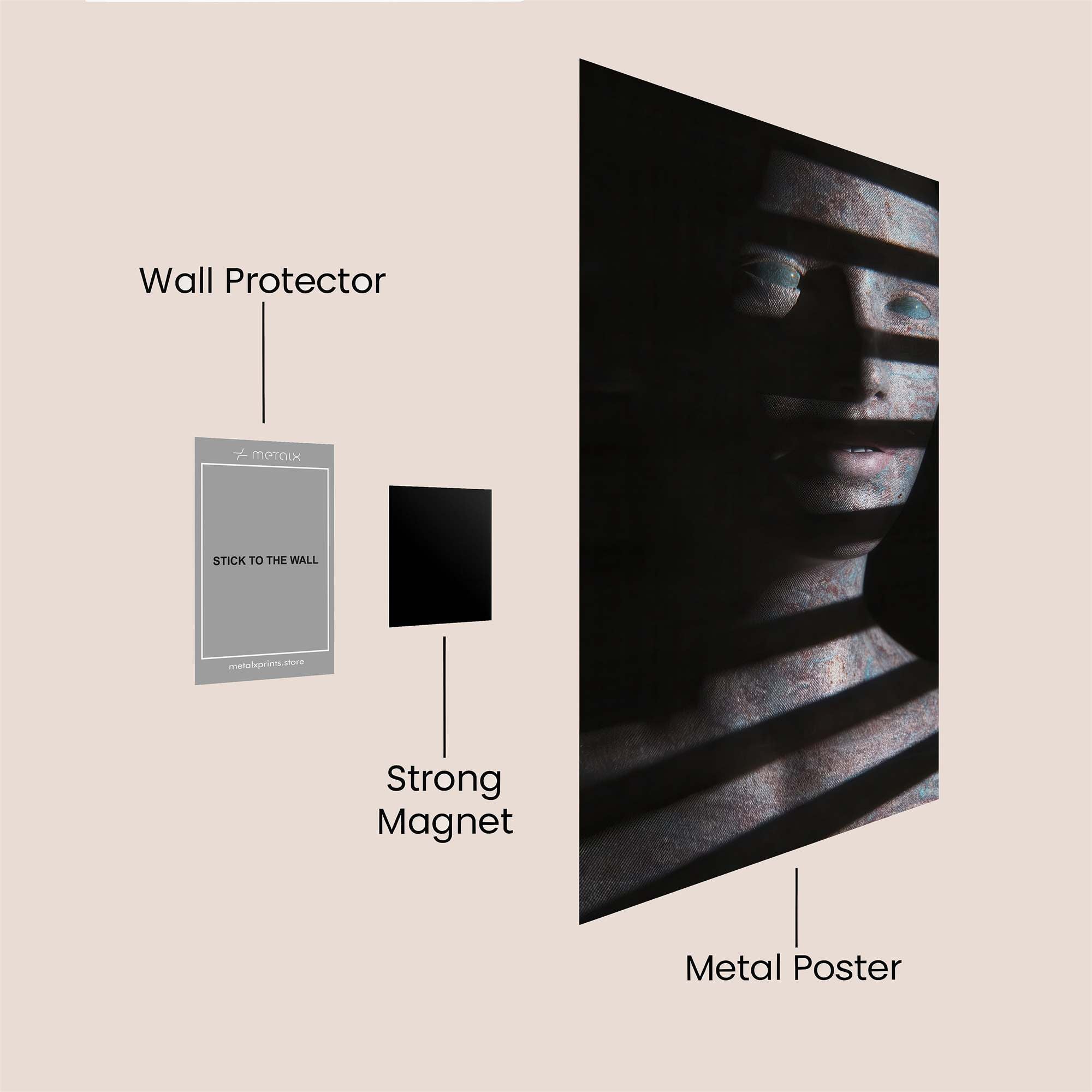 Silent Shadows Safe Wall Magnetic / M