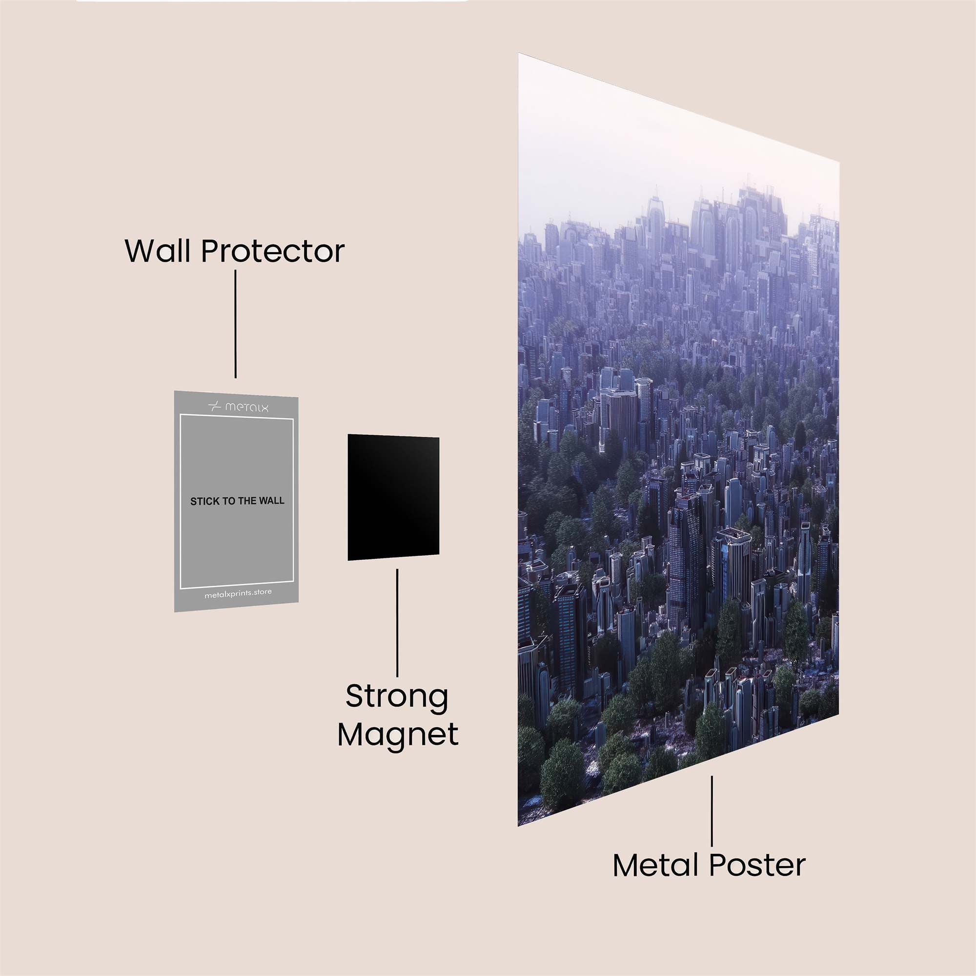 Urban Enigma Safe Wall Magnetic / M