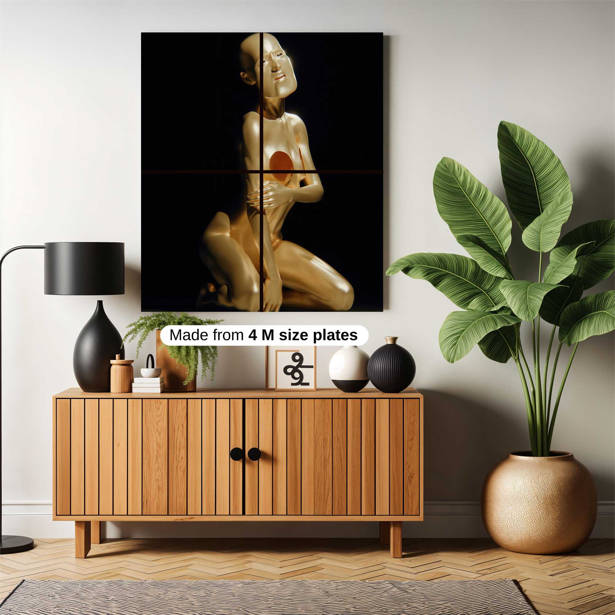 Golden Serenity Safe Wall Magnetic / M